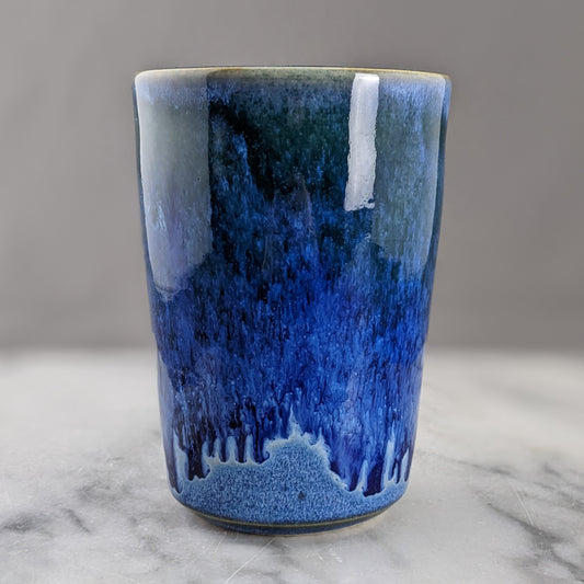 Blue Handmade Ceramic Travel Mug
