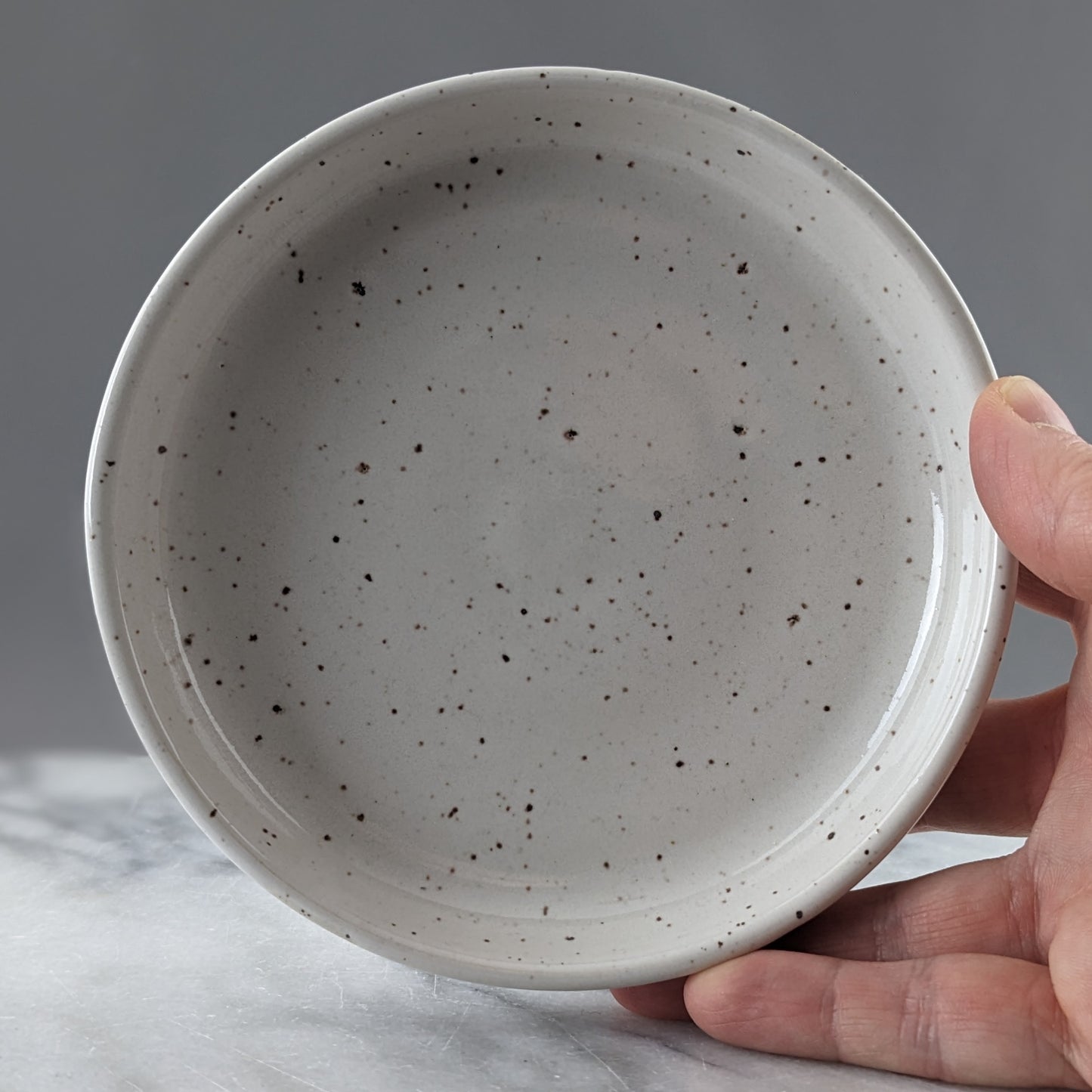 White Ceramic Ring Dish