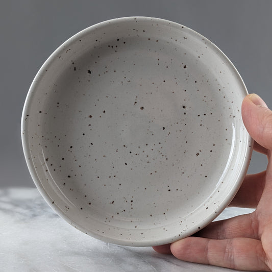 White Ceramic Ring Dish