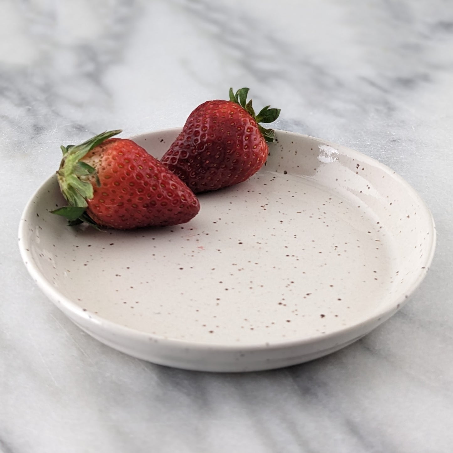 White Ceramic Ring Dish