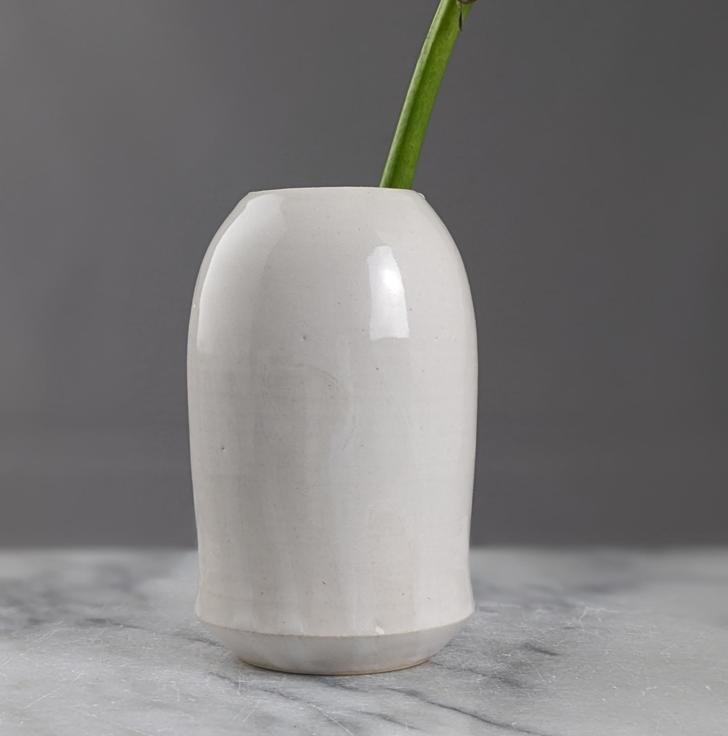 One-of-a-Kind White Vase Trio