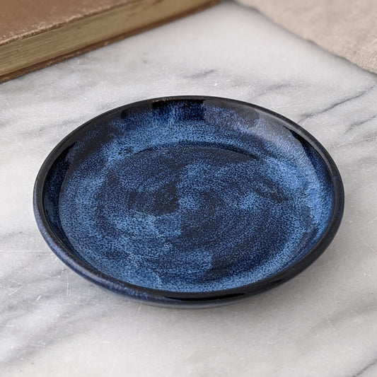Blue & Black Ring Dish