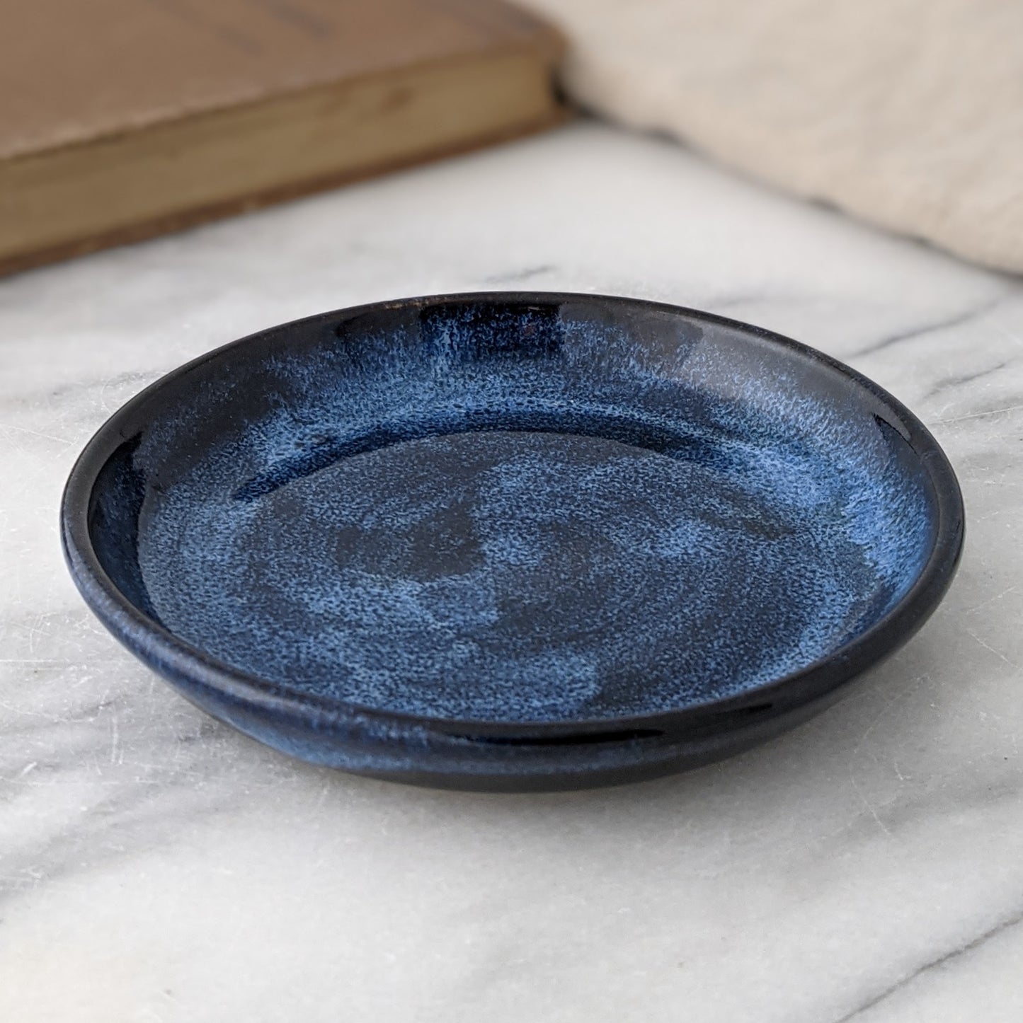 Blue & Black Ring Dish
