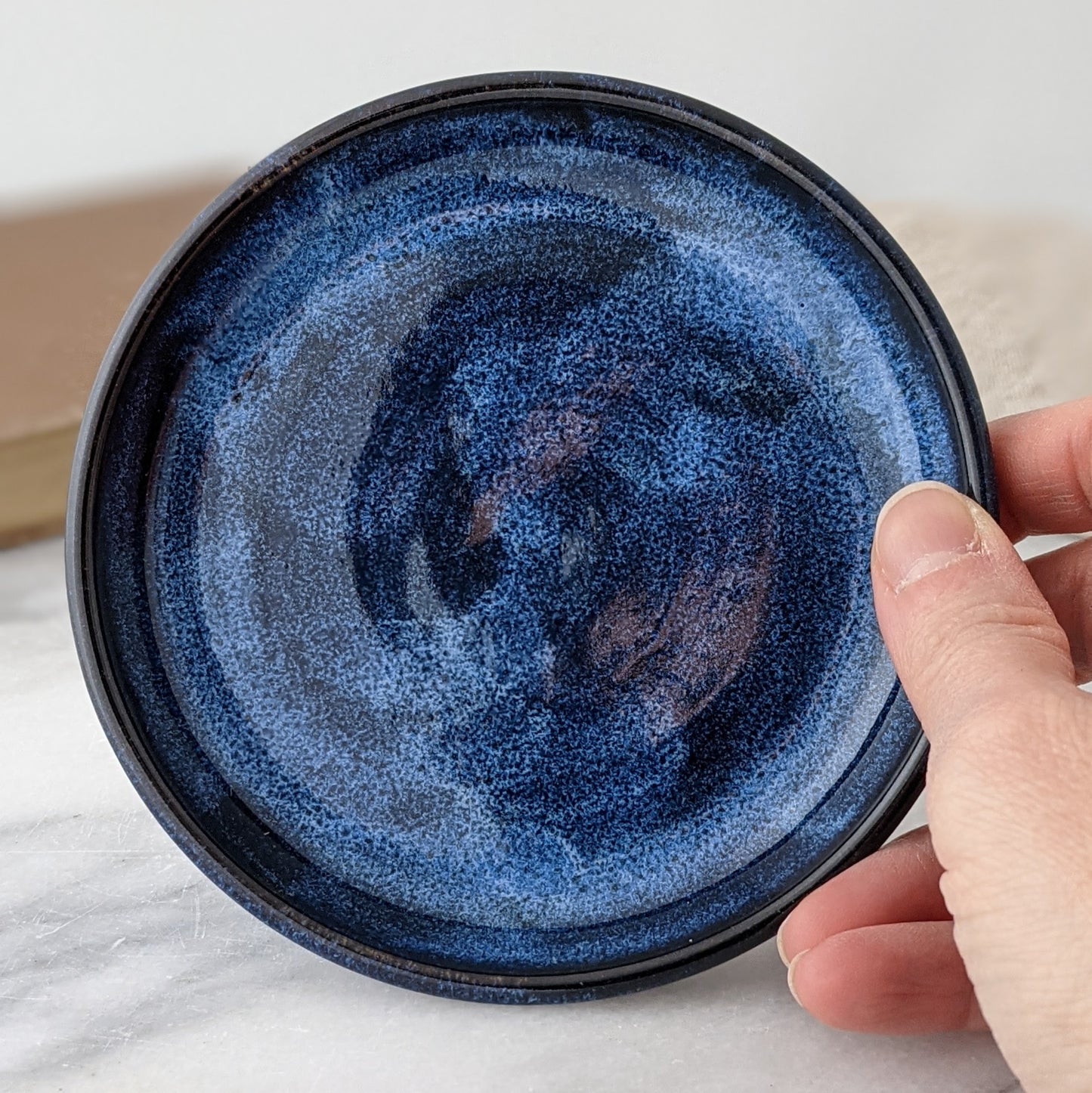 Blue & Black Ring Dish