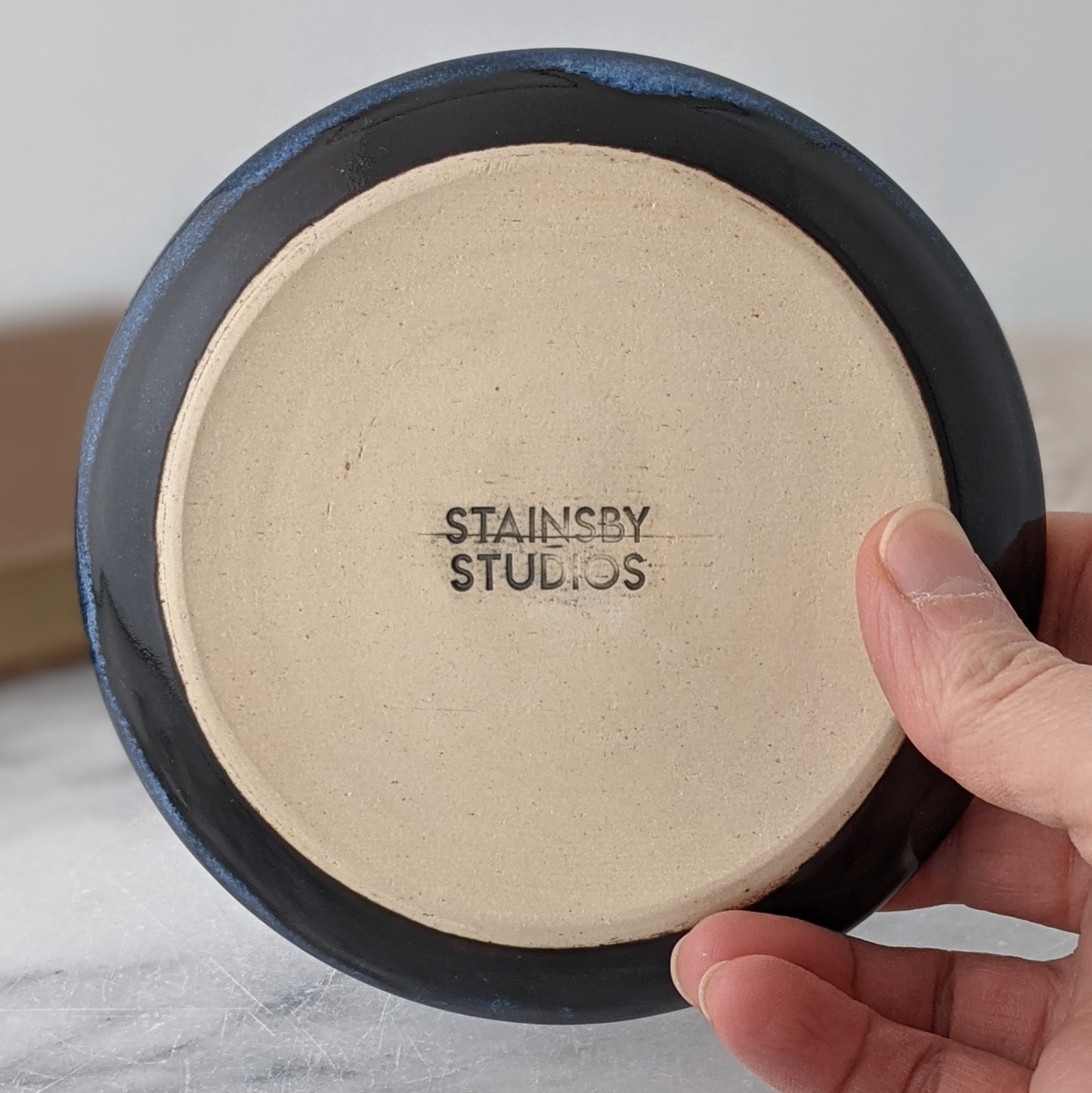 Blue & Black Ring Dish