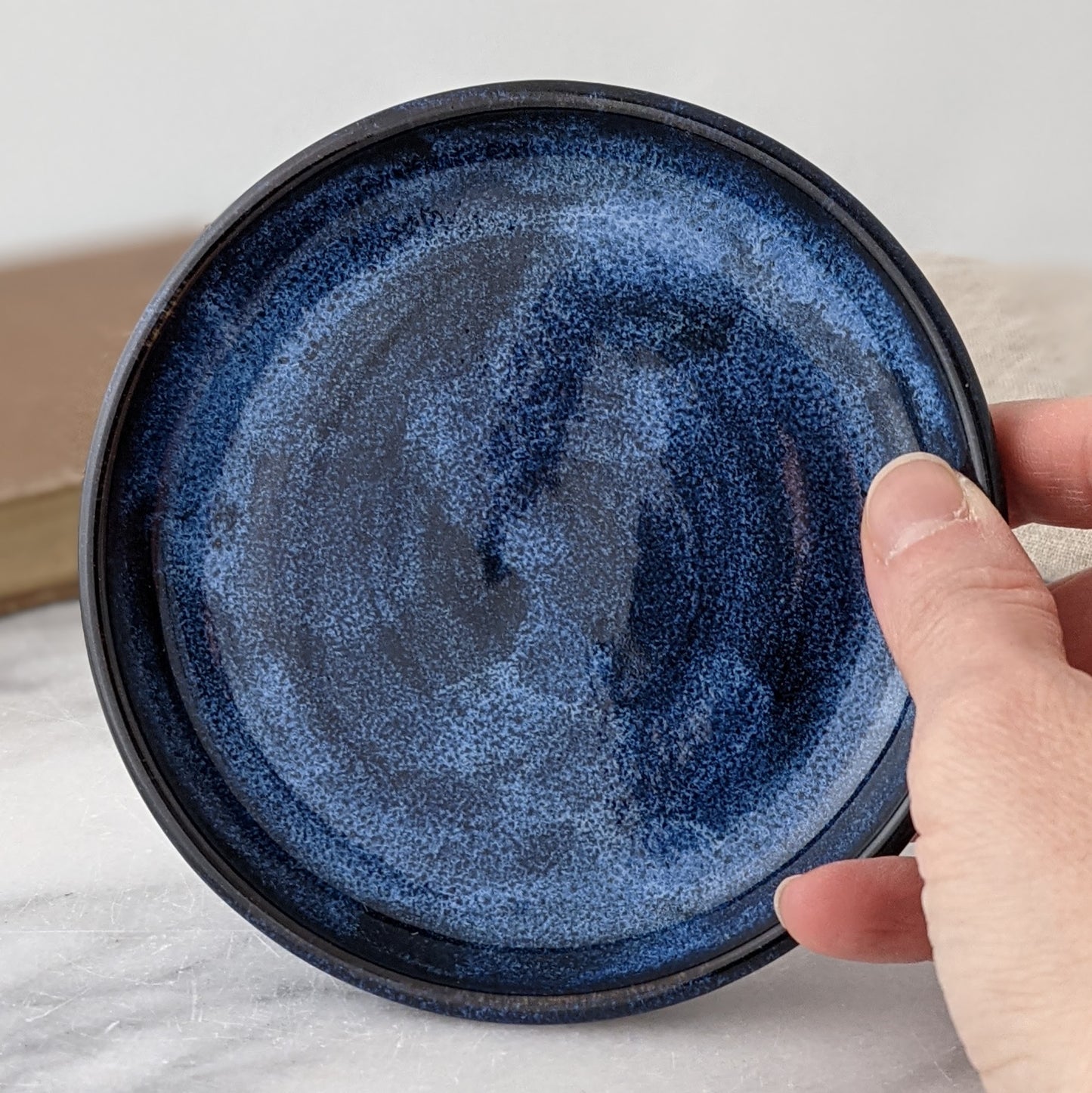 Blue & Black Ring Dish
