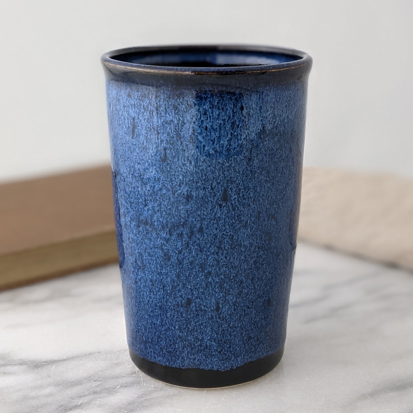 Blue & Black Handmade Mug