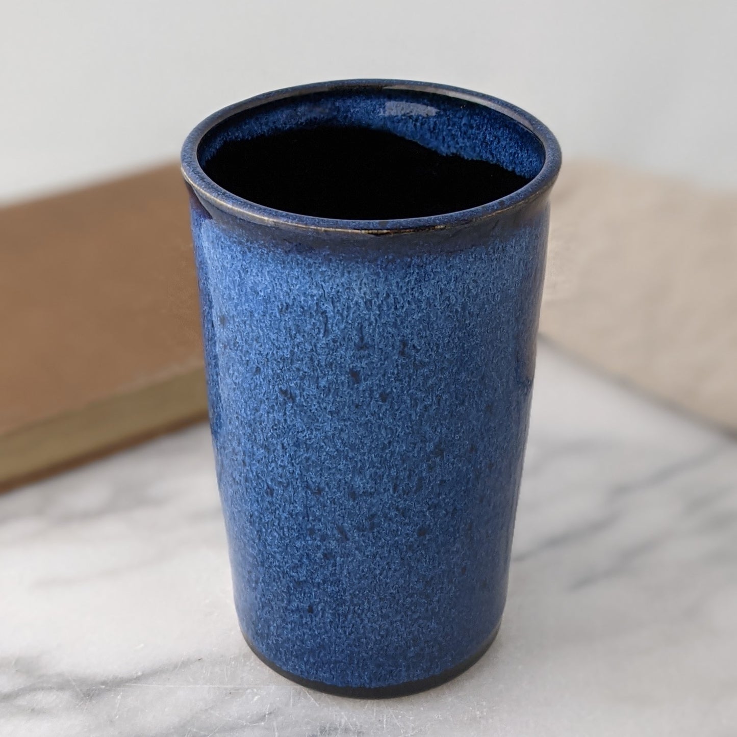 Blue & Black Handmade Mug