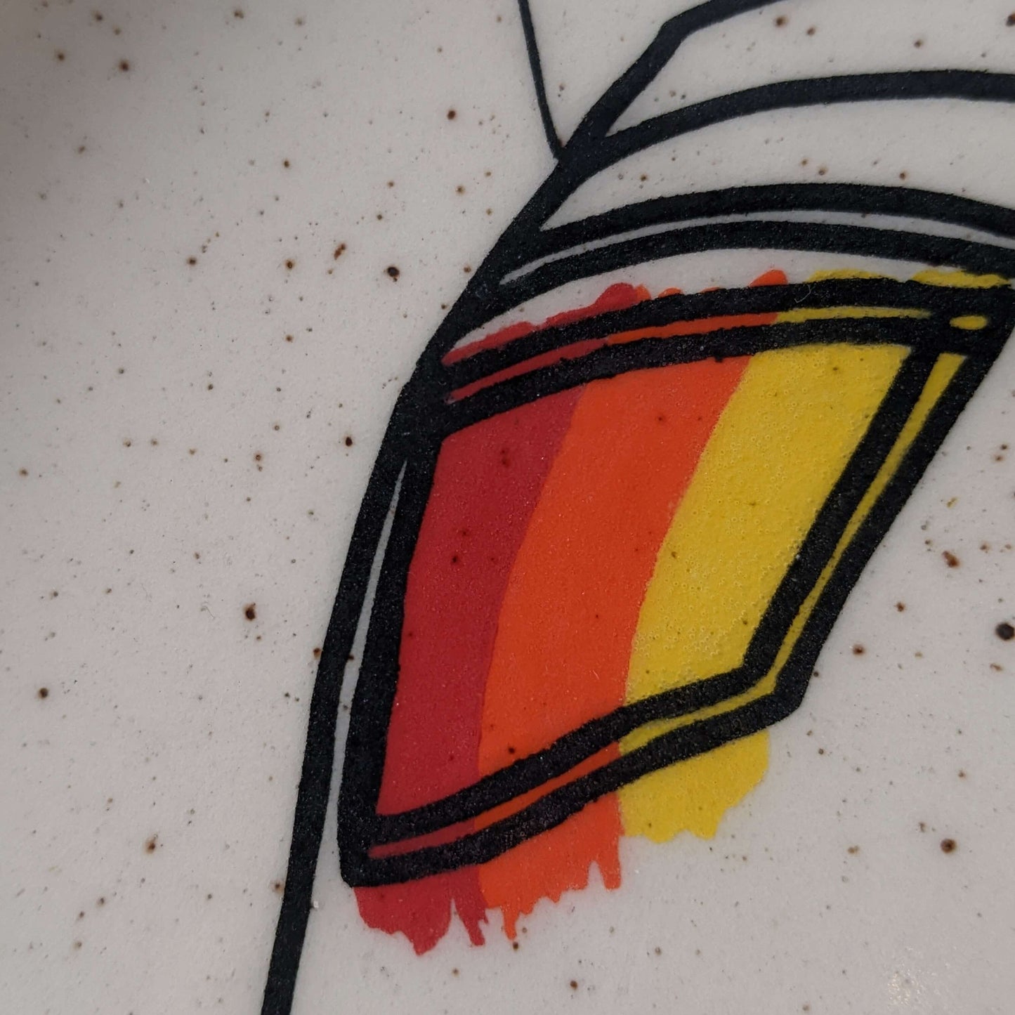 LGBTQ Rainbow Short Shorts Ceramic Tray