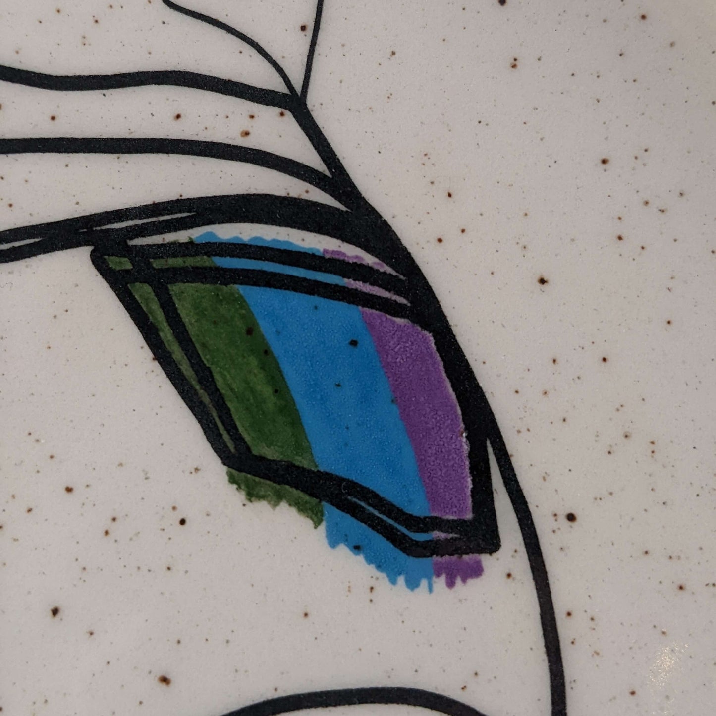 LGBTQ Rainbow Short Shorts Ceramic Tray