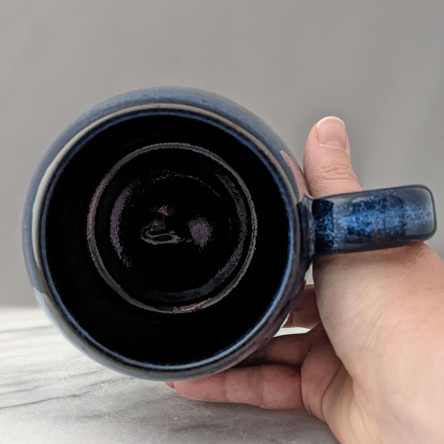 Blue & Black Tobias Ceramic Mug