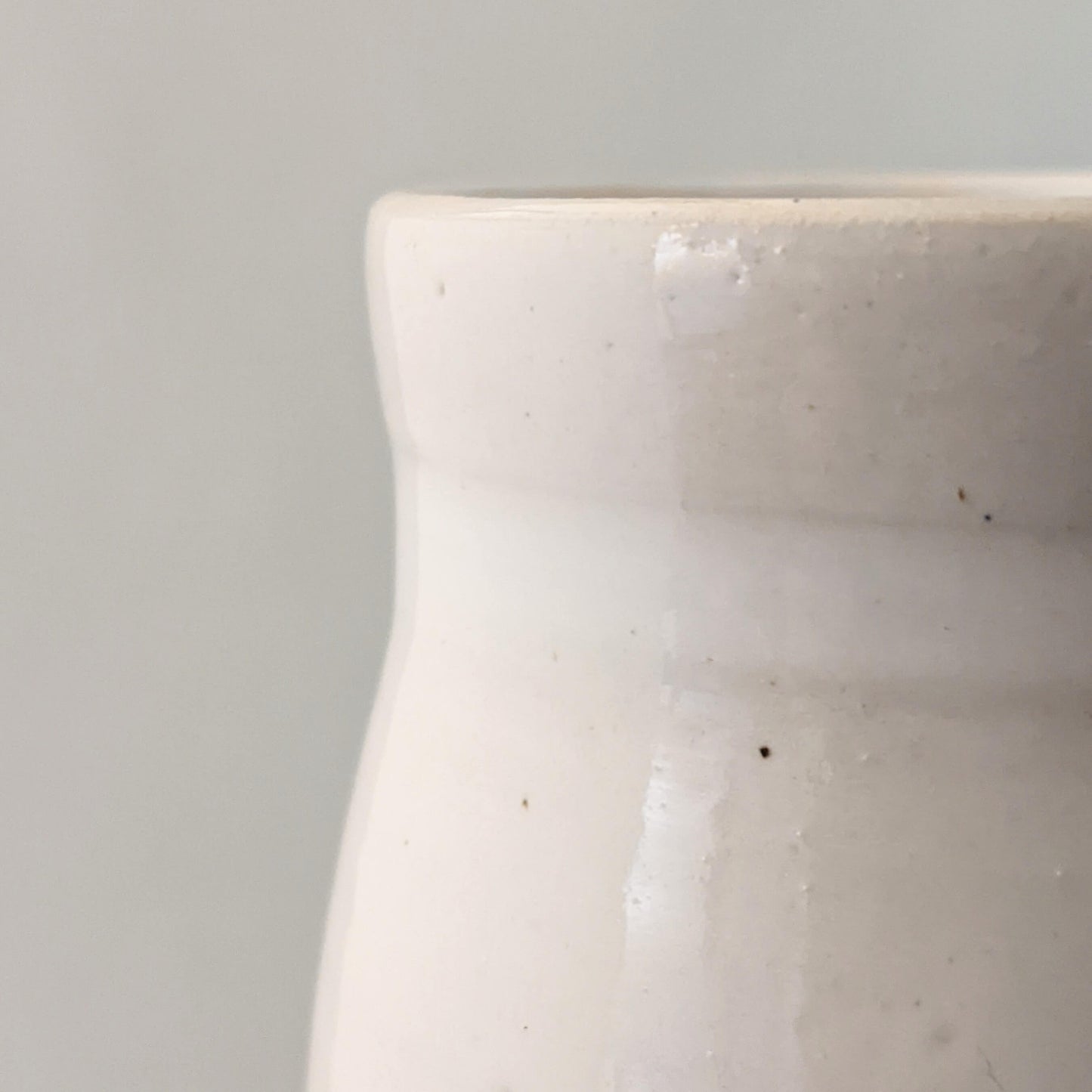 Milk Jug White Vase