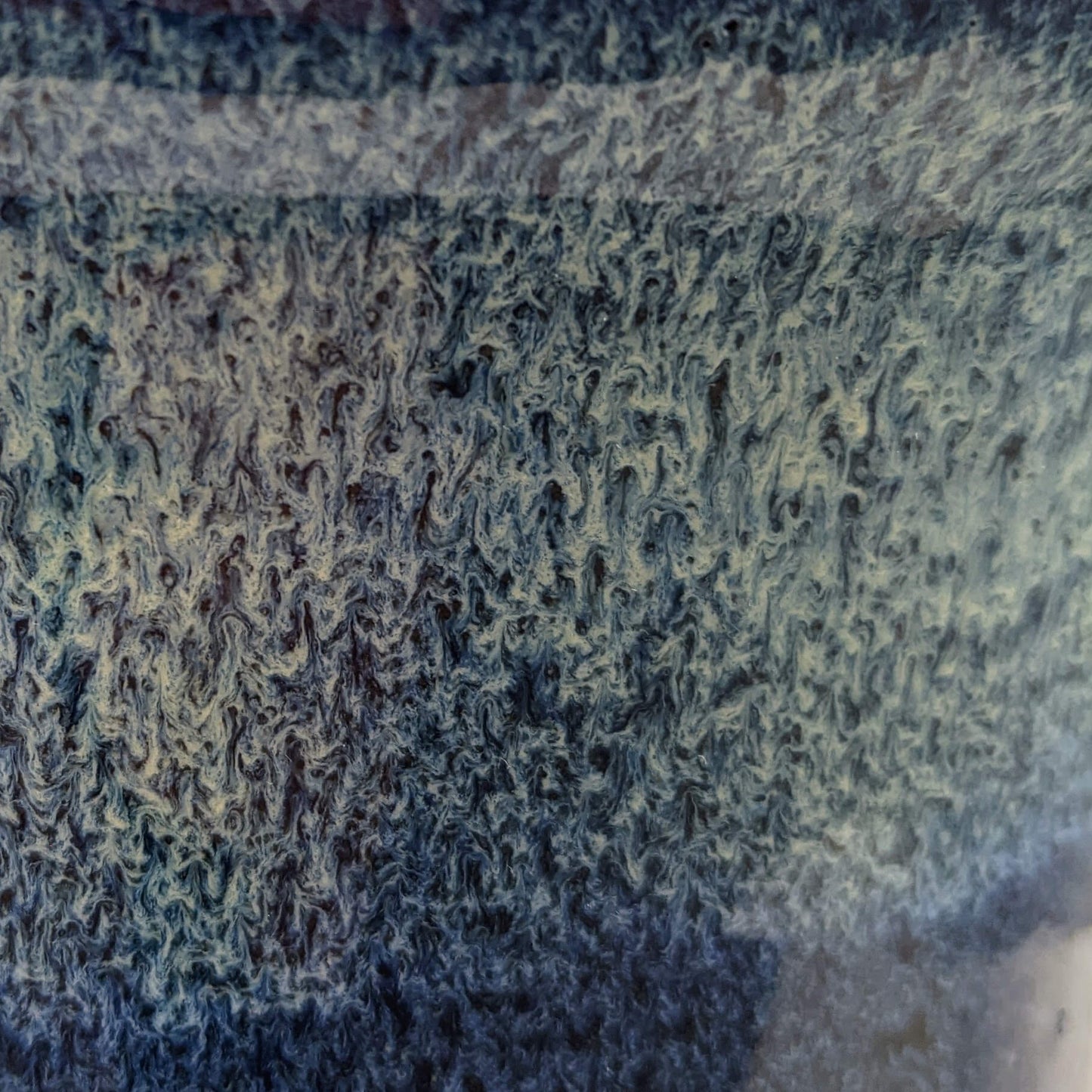 Blue, Green & Black Ceramic Planter