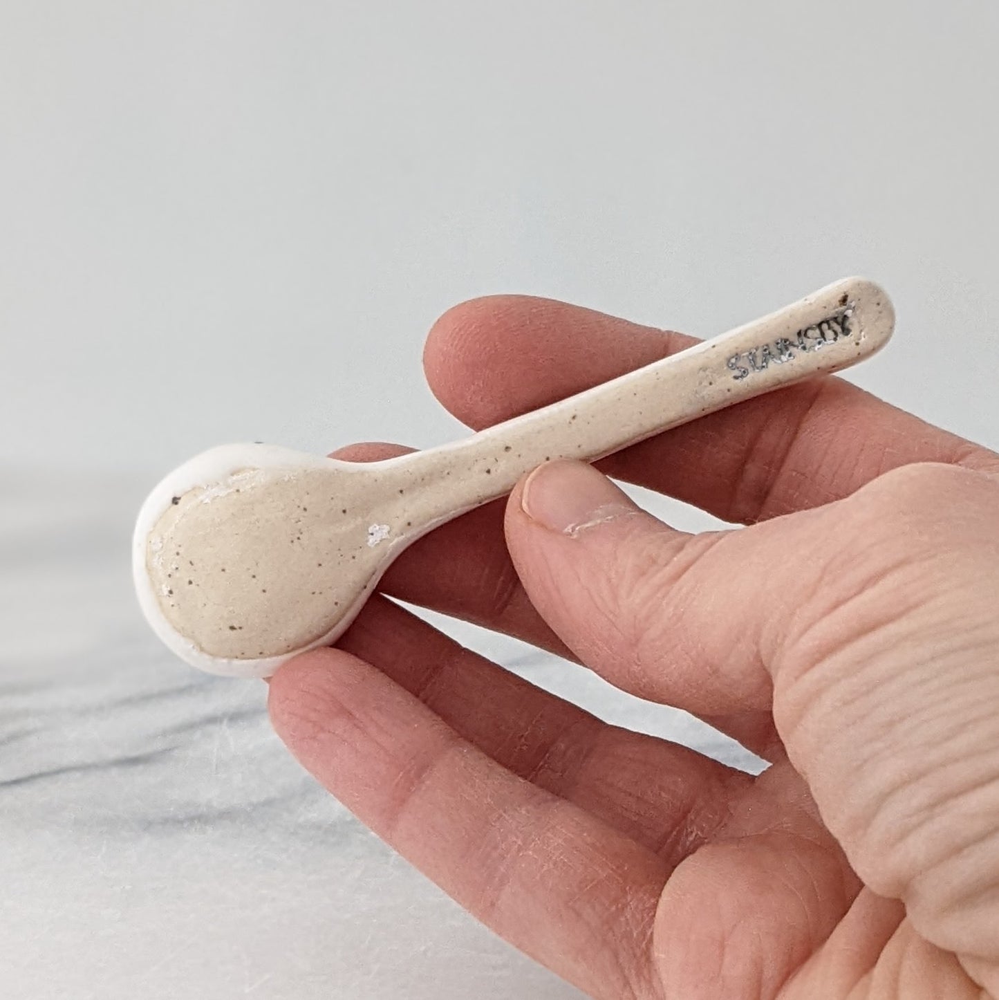 Small Modern Bowl & Spoon