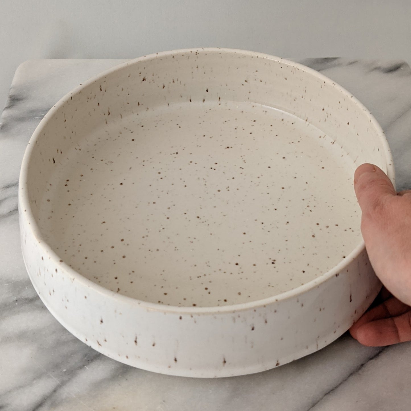 Modern White Handmade Bowl