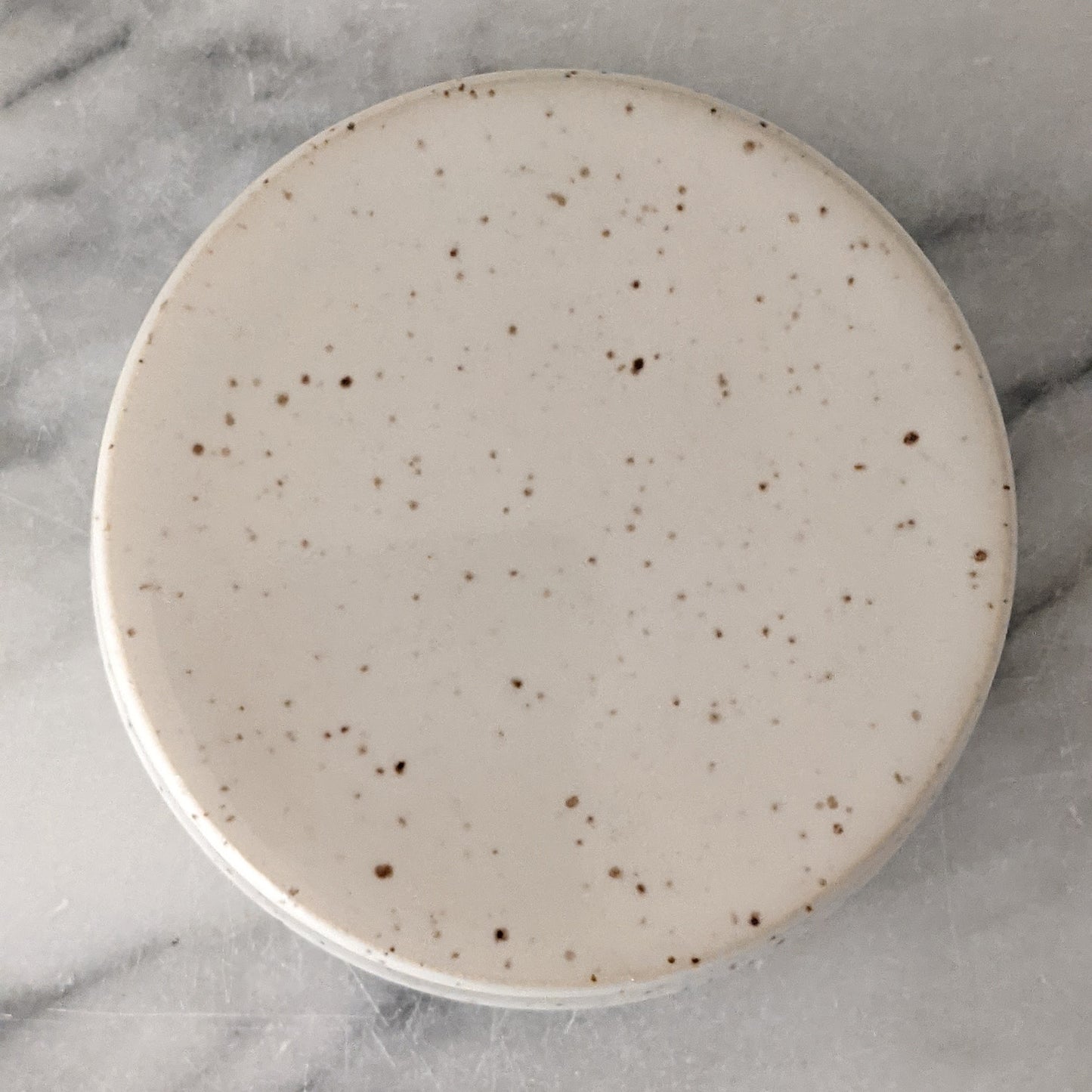 Romy White Lidded Jar