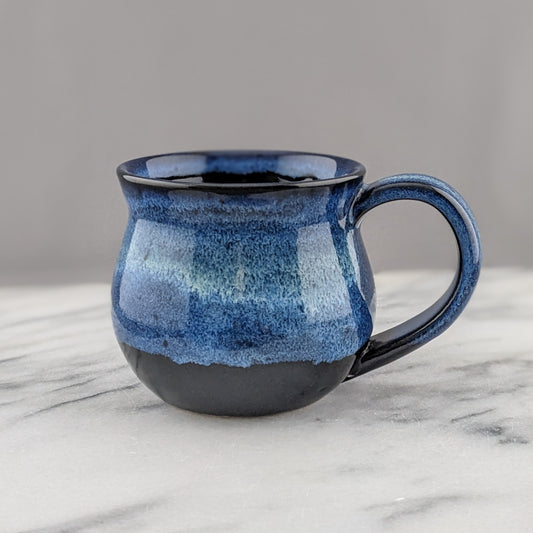 Blue & Black Ceramic Mug