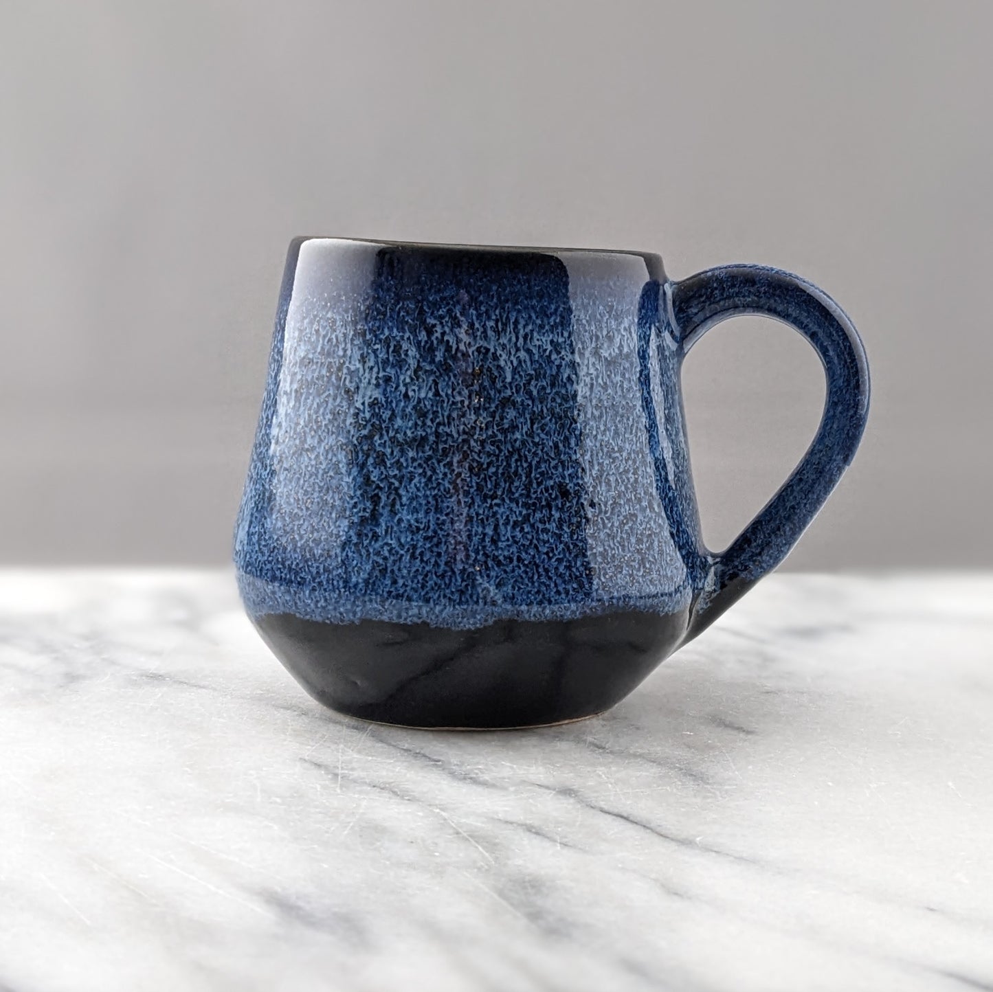Blue & Black Ceramic Mug