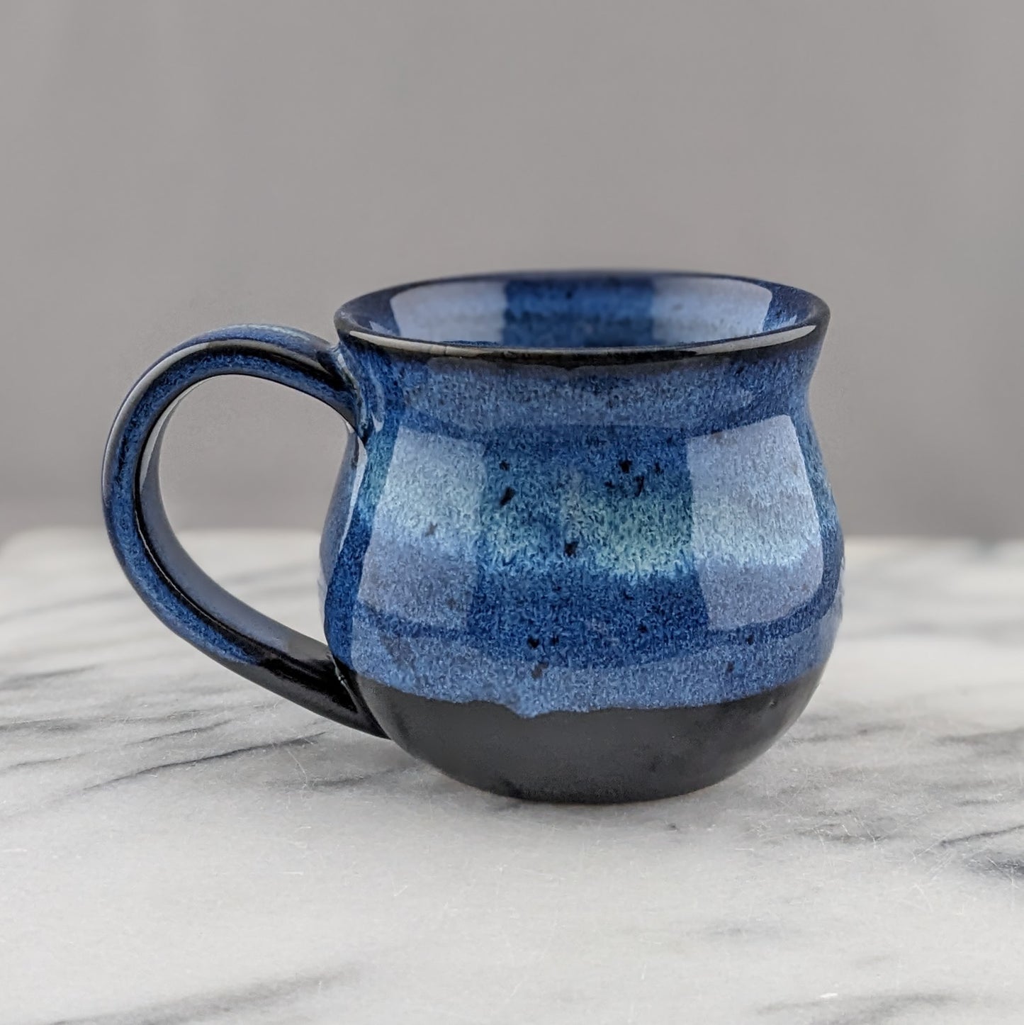 Blue & Black Ceramic Mug