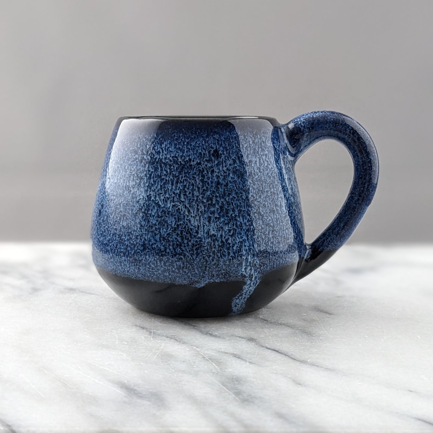 Blue & Black Ceramic Mug