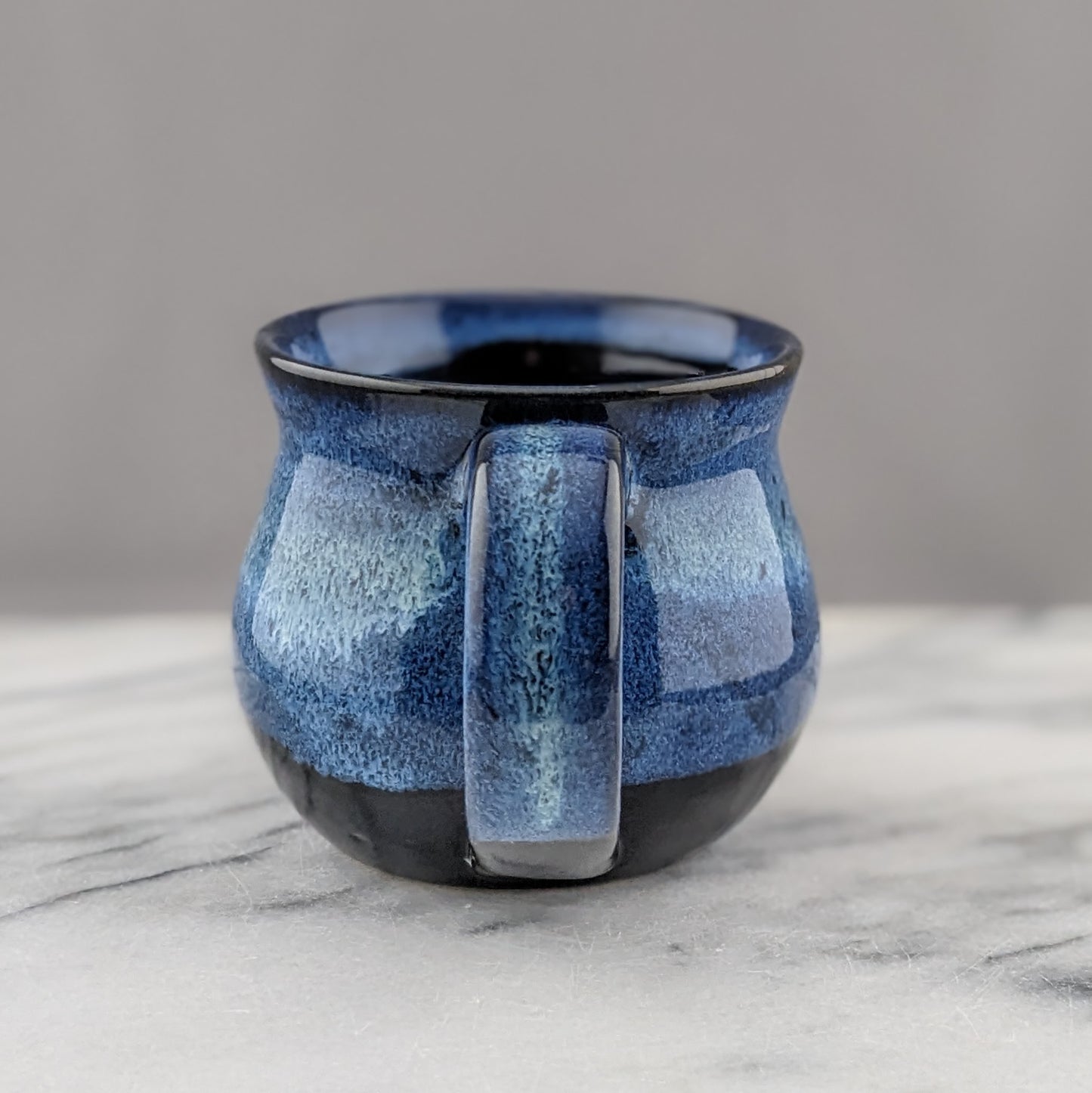 Blue & Black Ceramic Mug