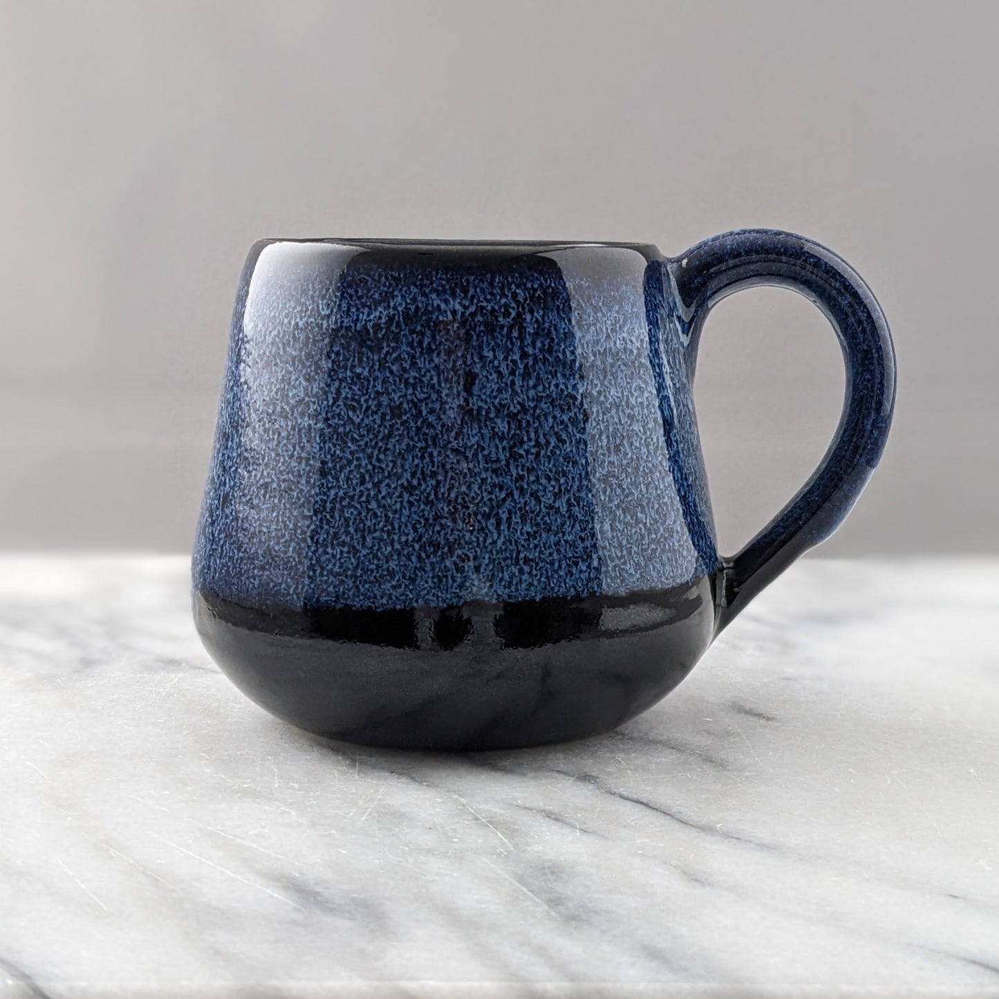 Blue & Black Ceramic Mug