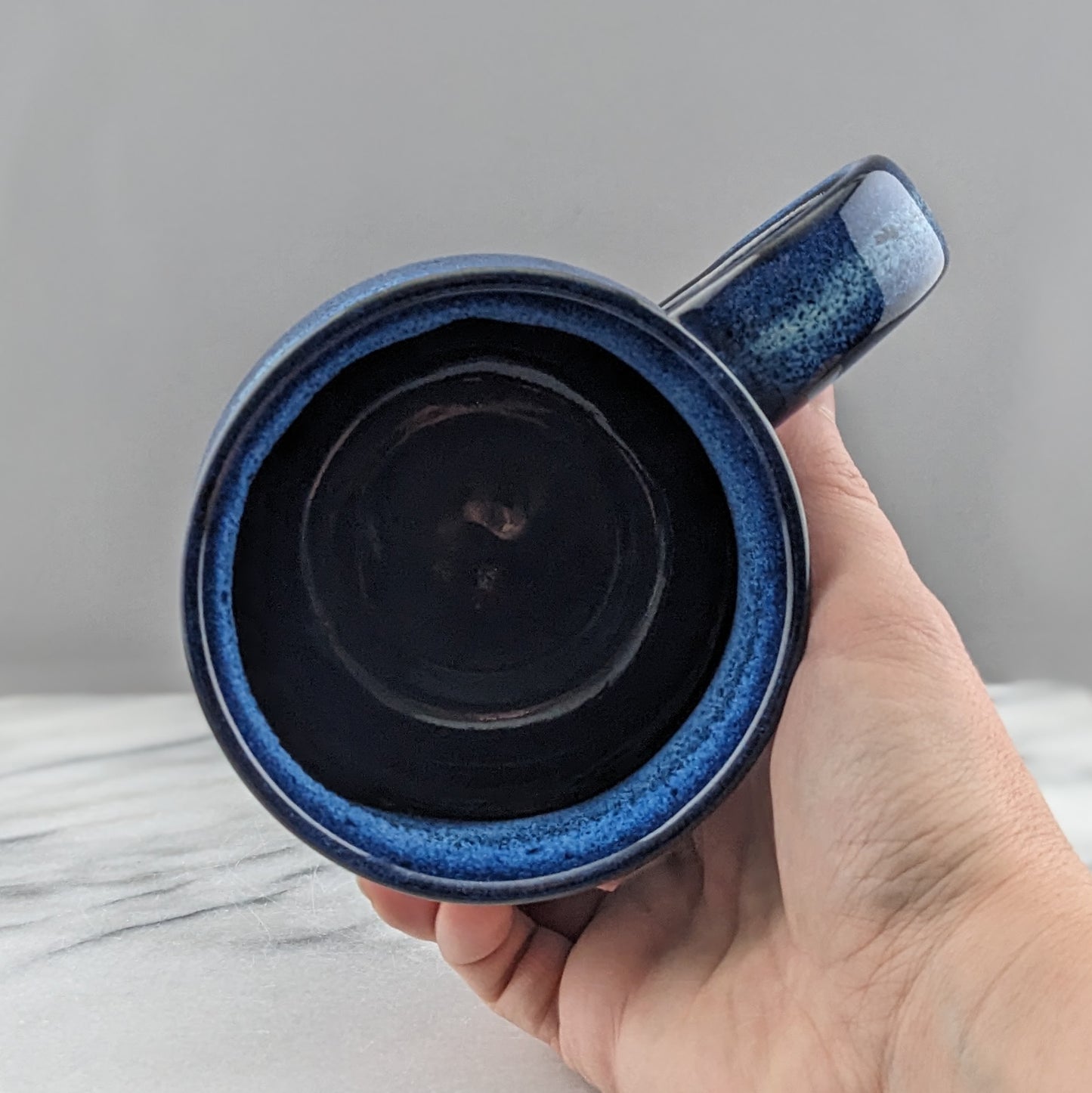 Blue & Black Ceramic Mug