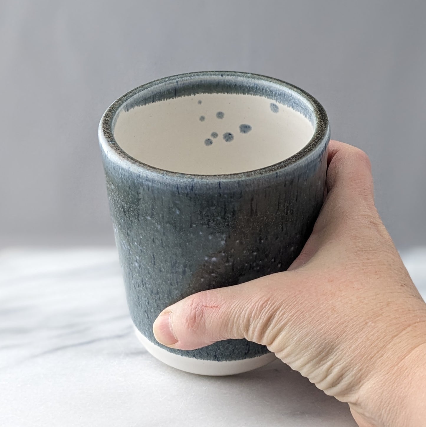 Blue & White Ceramic Cup