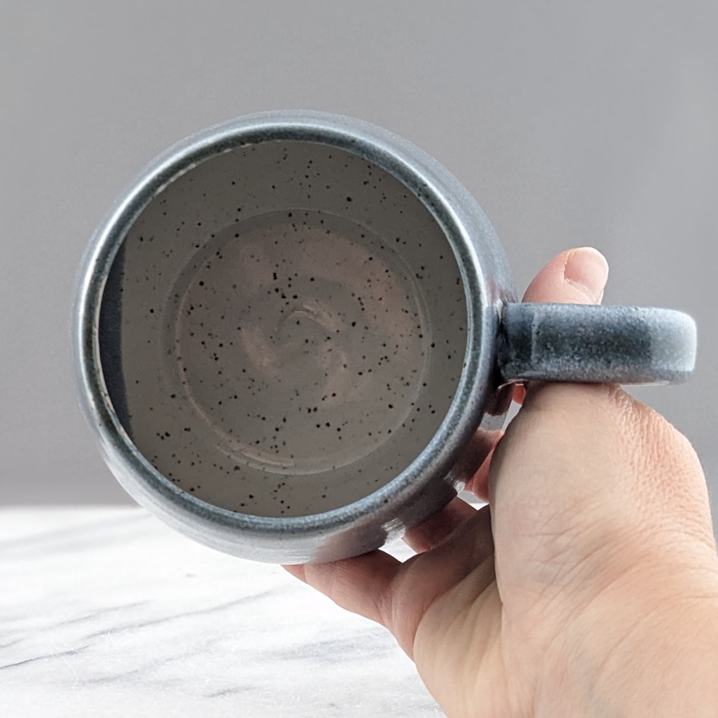 Blue & White Ceramic Mug