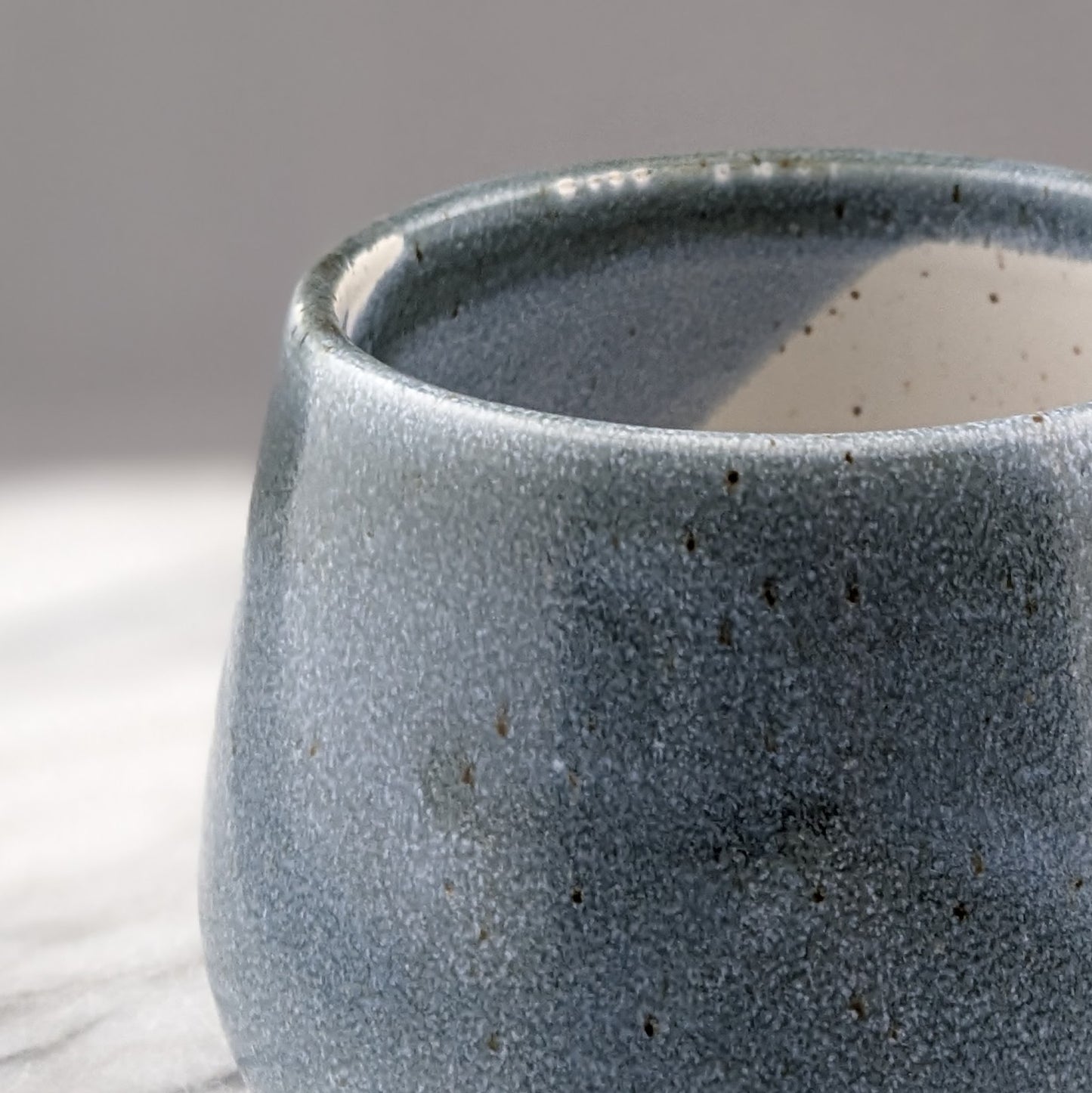 Blue & White Ceramic Mug