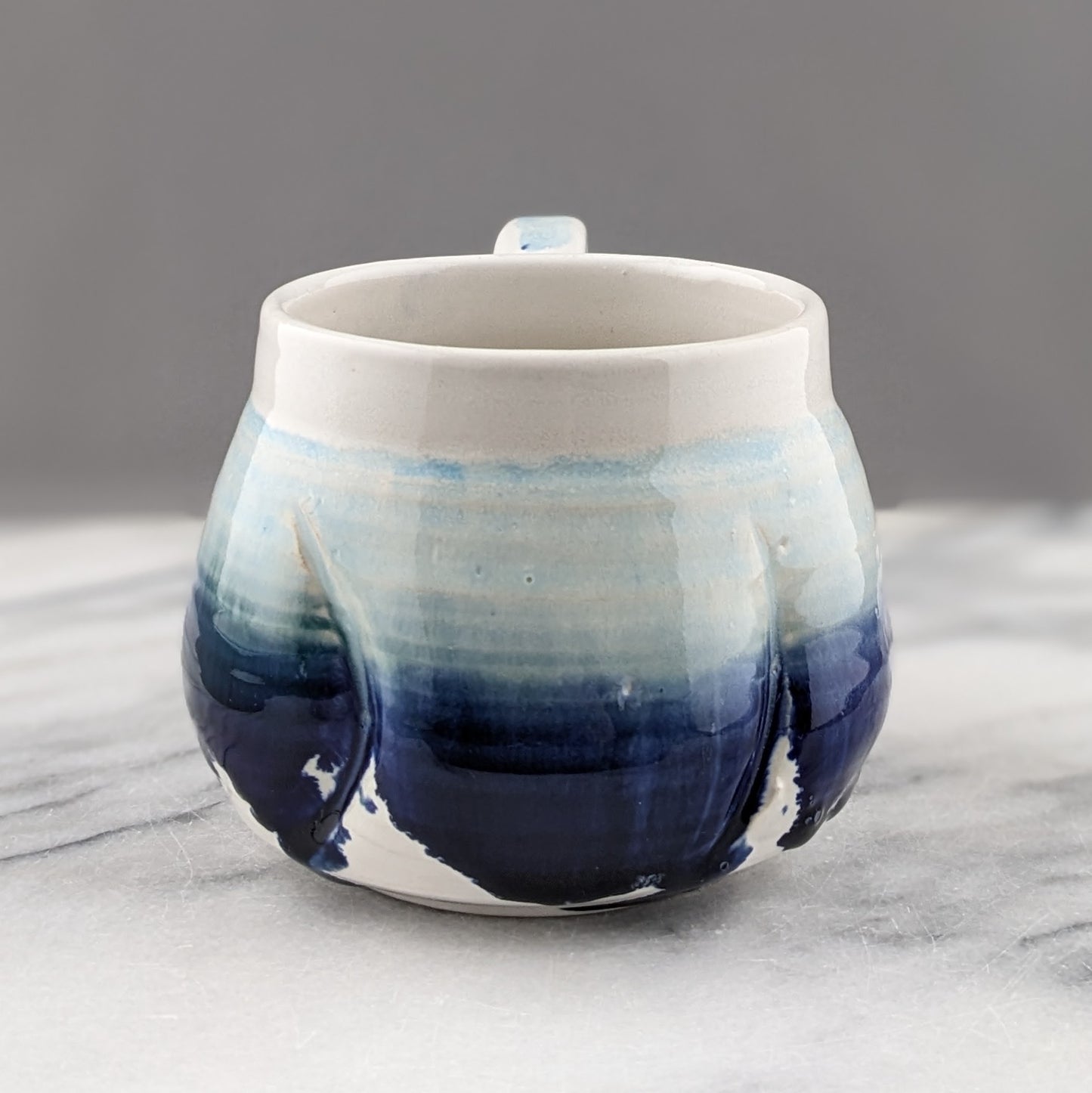 White & Blue Mug