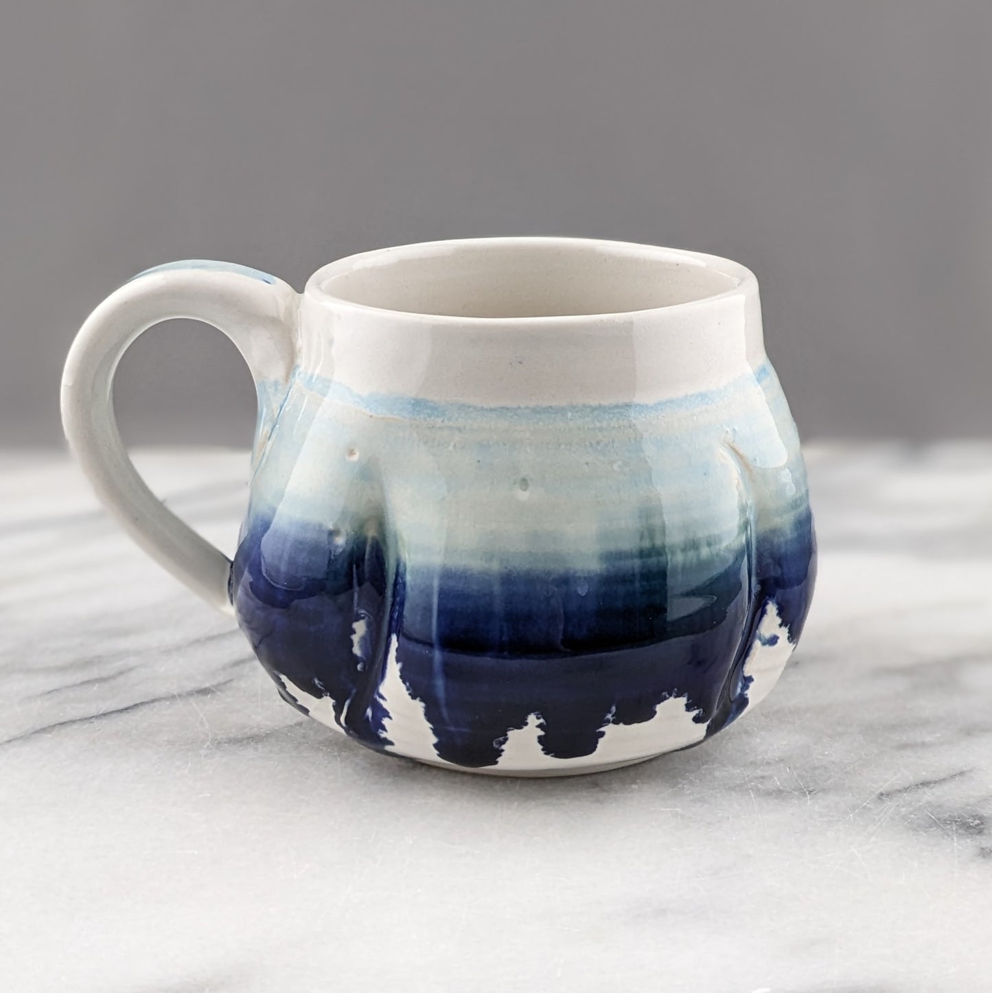 White & Blue Mug