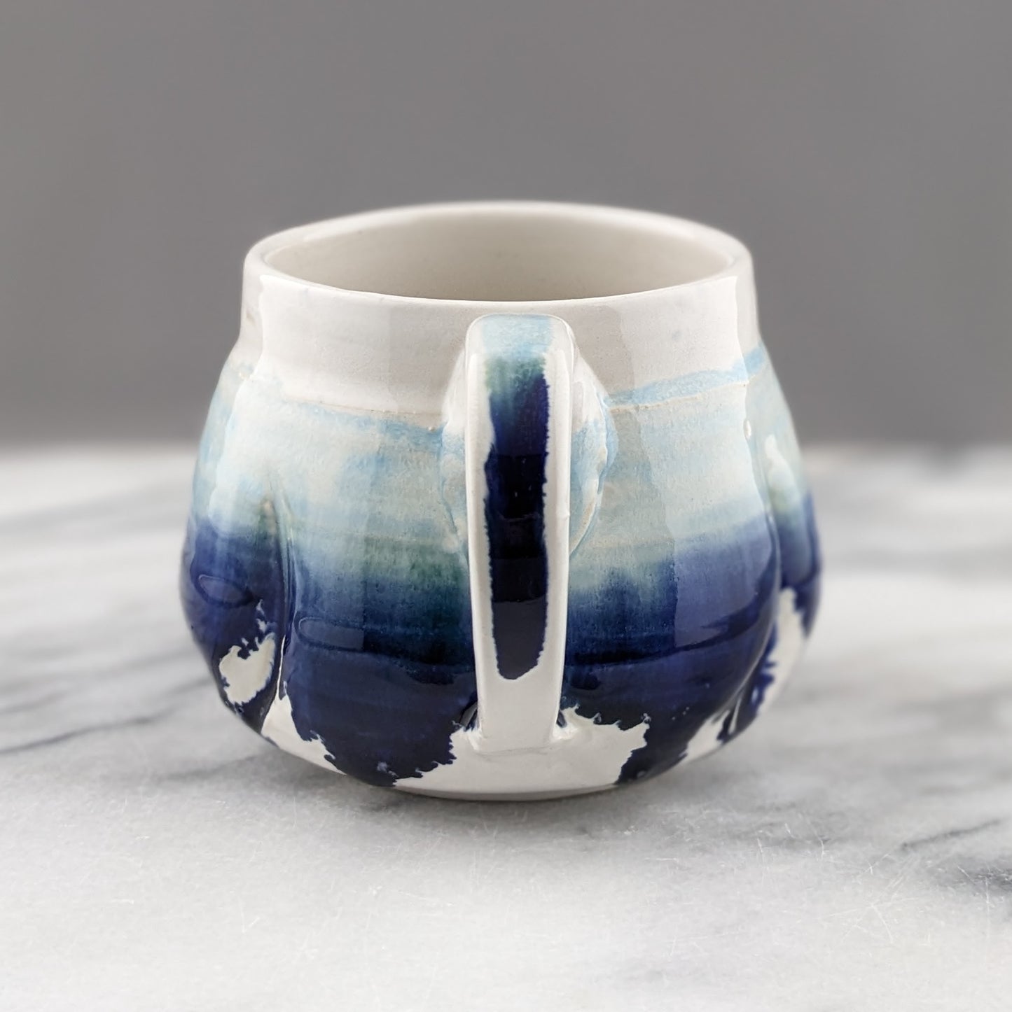 White & Blue Mug