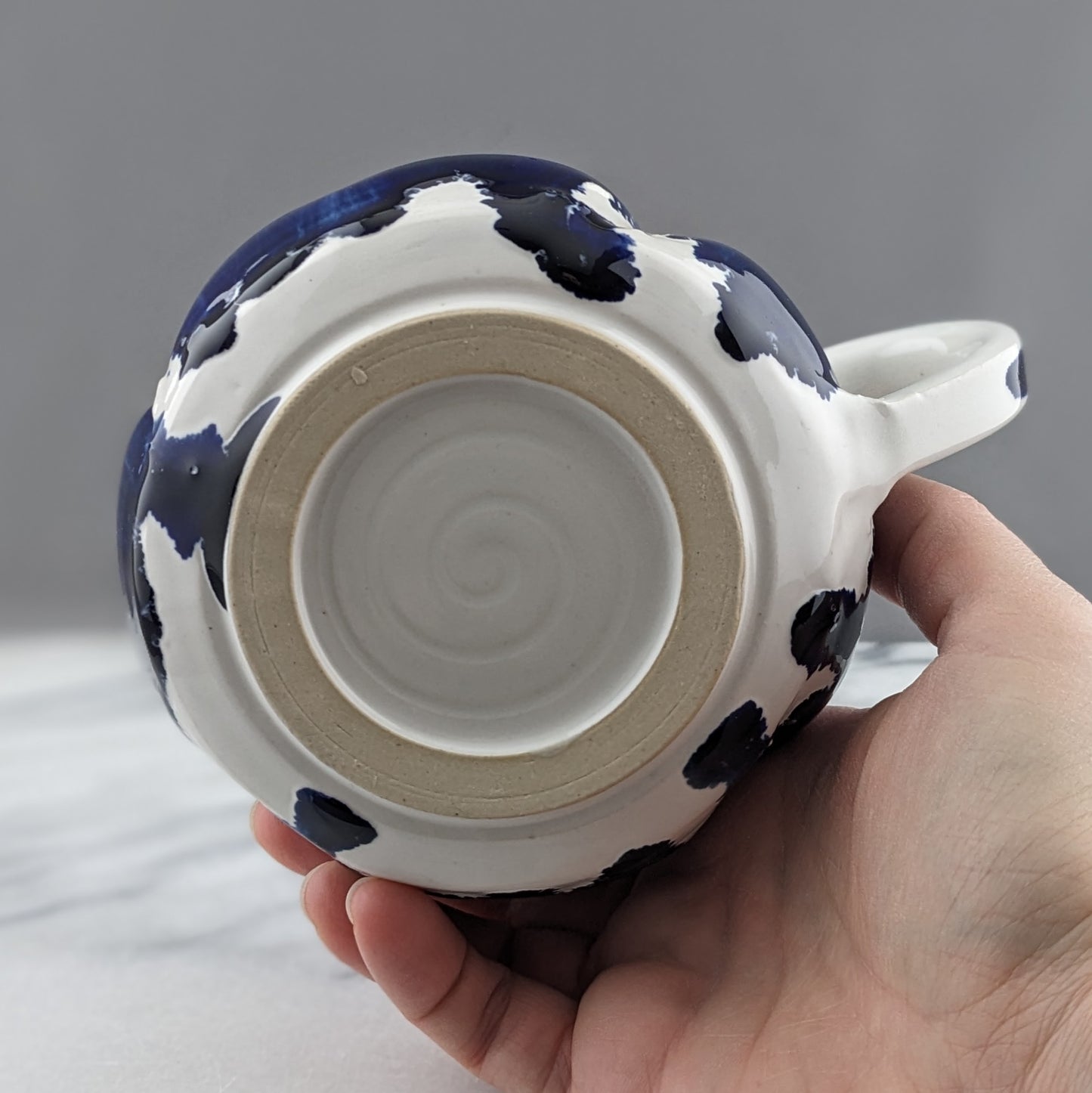 White & Blue Mug