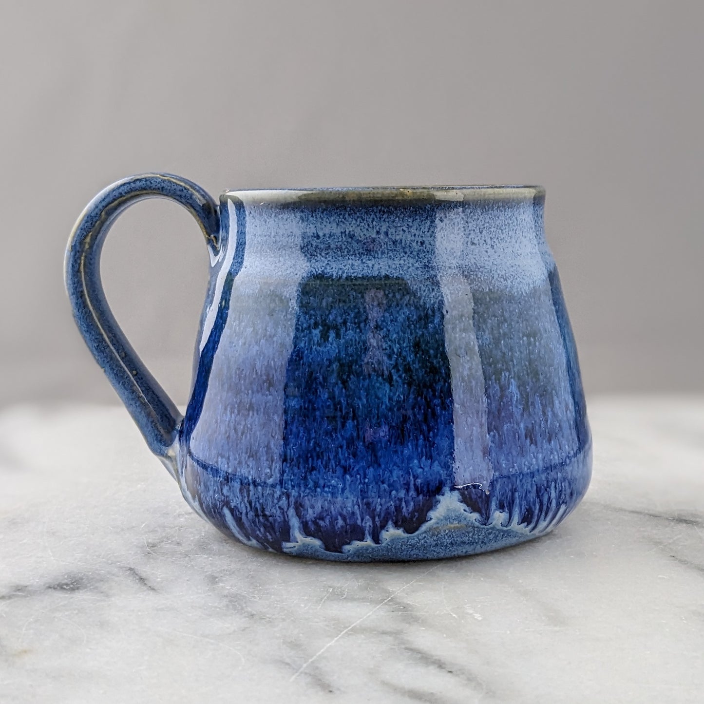 One of a Kind Blue Ceramic Mug