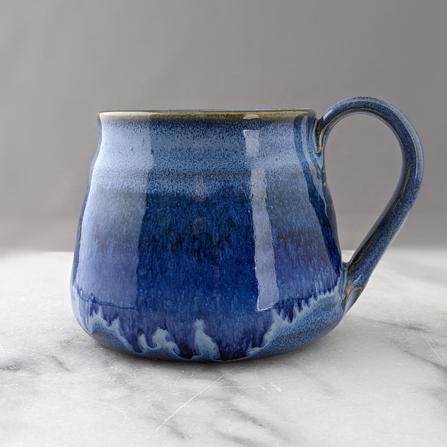 One of a Kind Blue Ceramic Mug