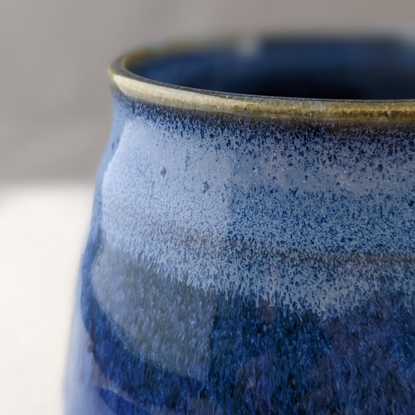 One of a Kind Blue Ceramic Mug