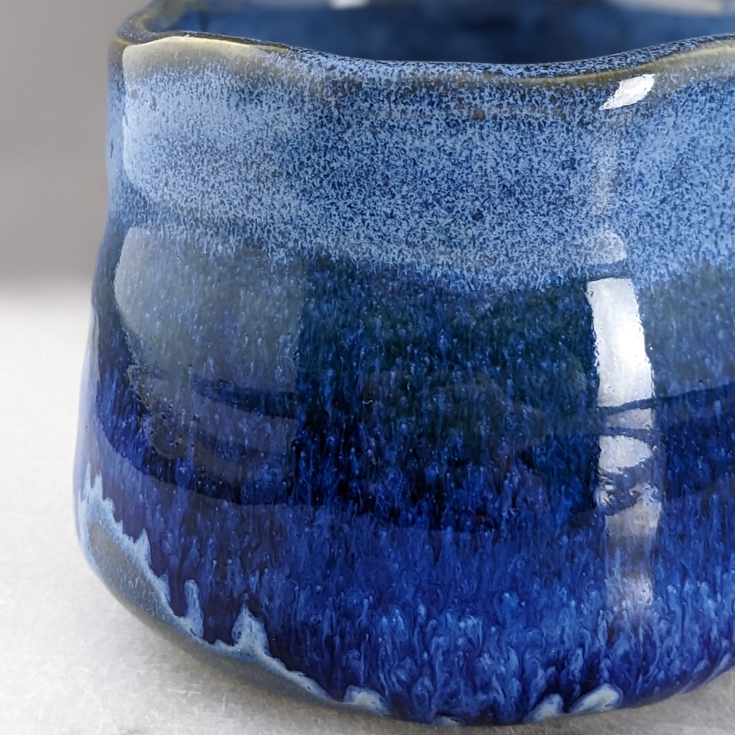 Unique Handmade Blue Ceramic Mug