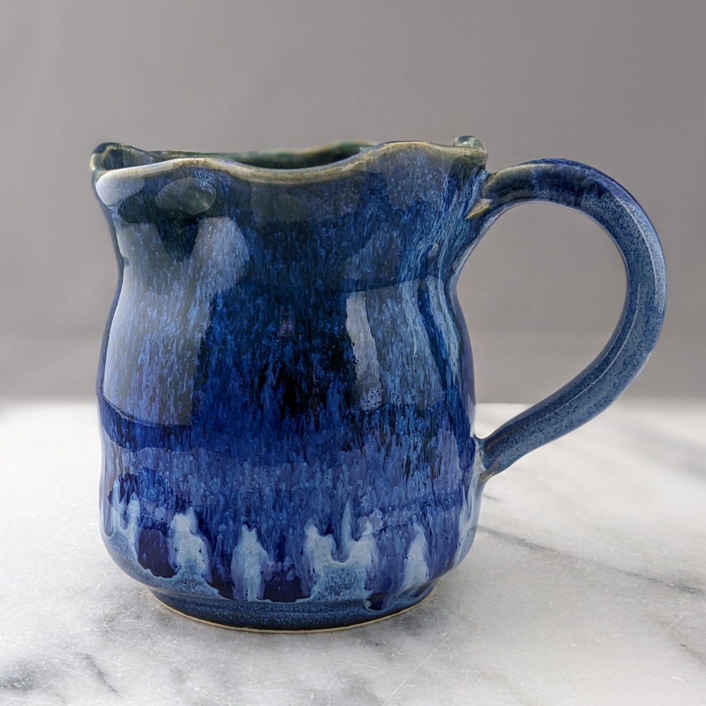 OOAK Blue Handmade Ceramic Mug