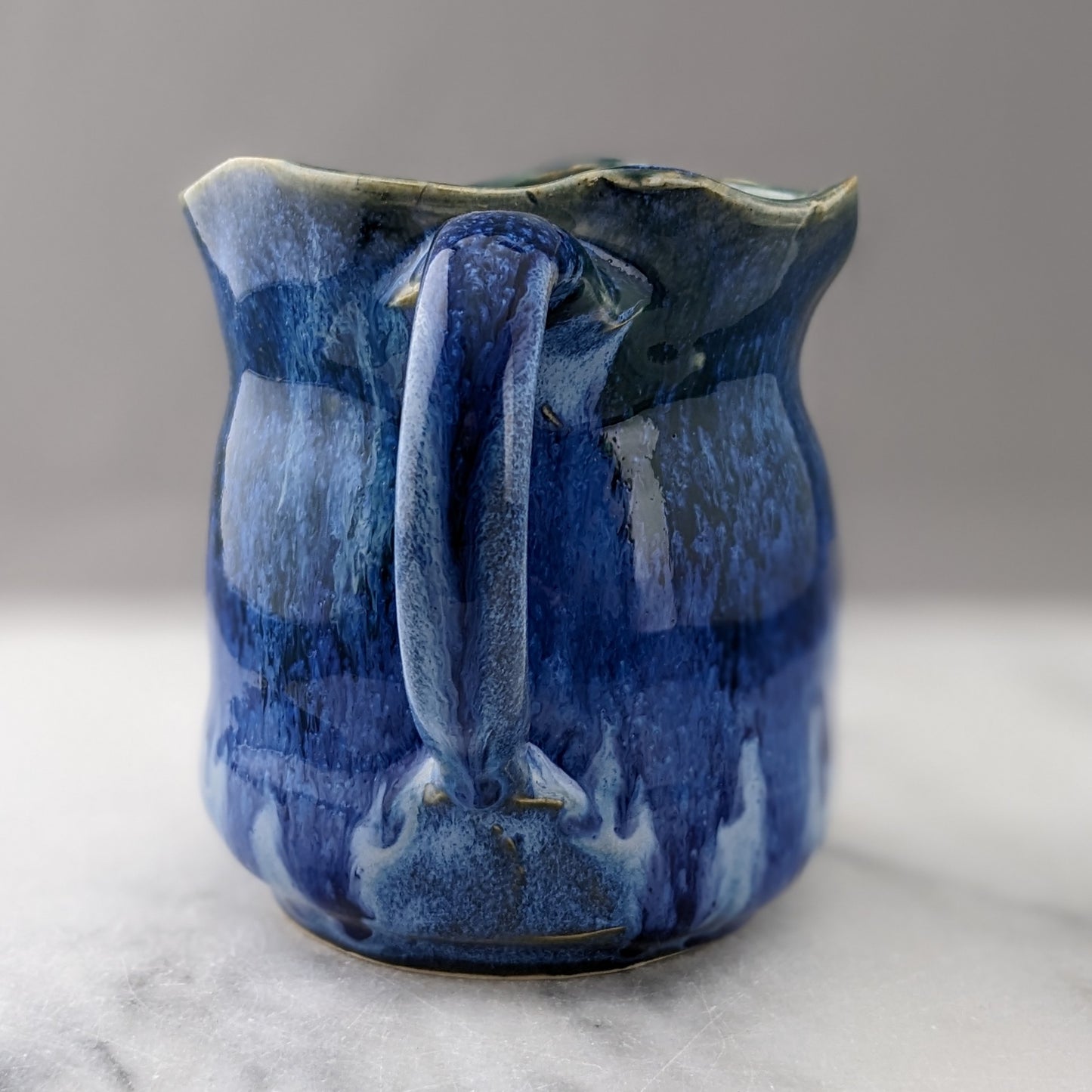 OOAK Blue Handmade Ceramic Mug