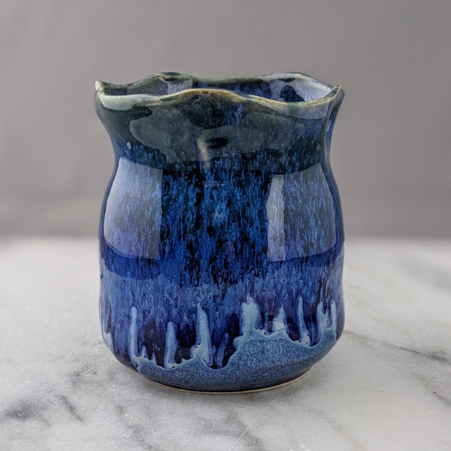 OOAK Blue Handmade Ceramic Mug