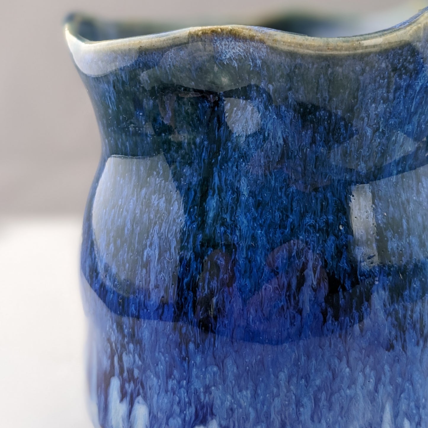 OOAK Blue Handmade Ceramic Mug