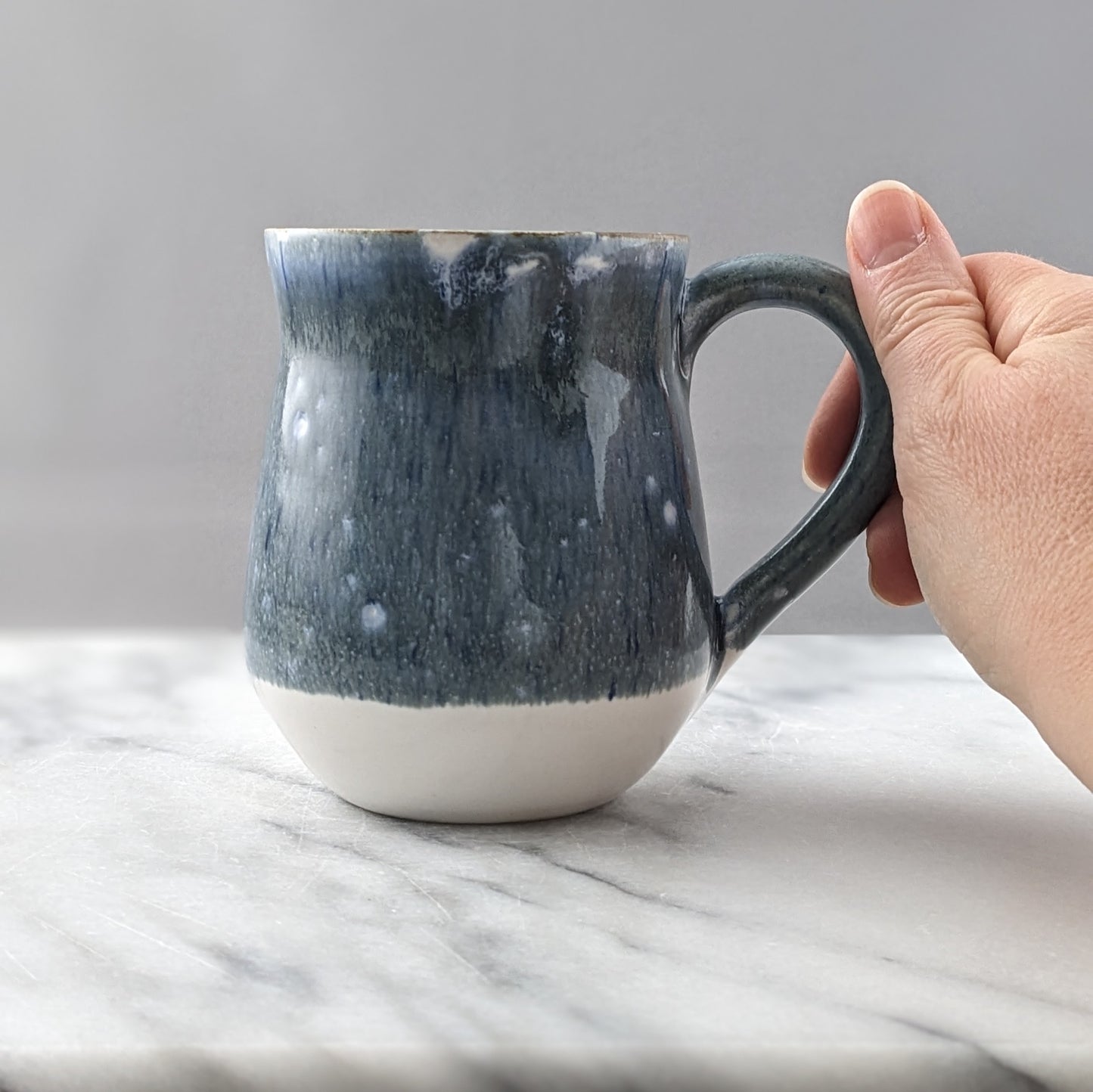 Blue Drip Mug