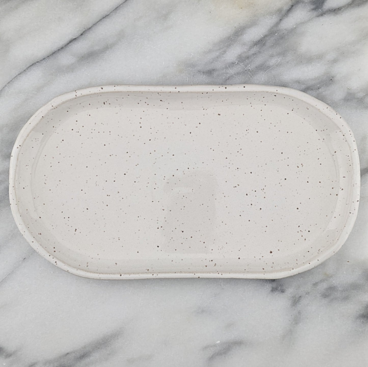 Speckled White Tray