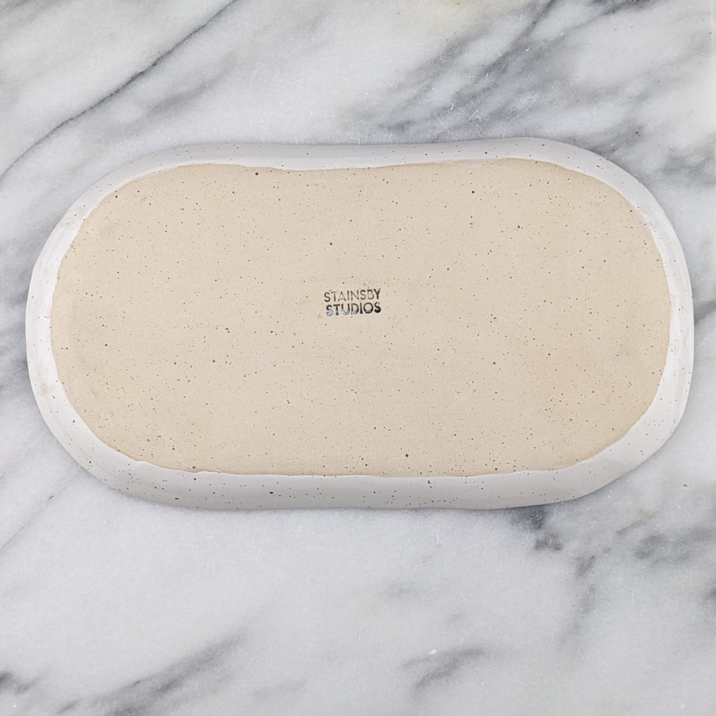 Speckled White Tray