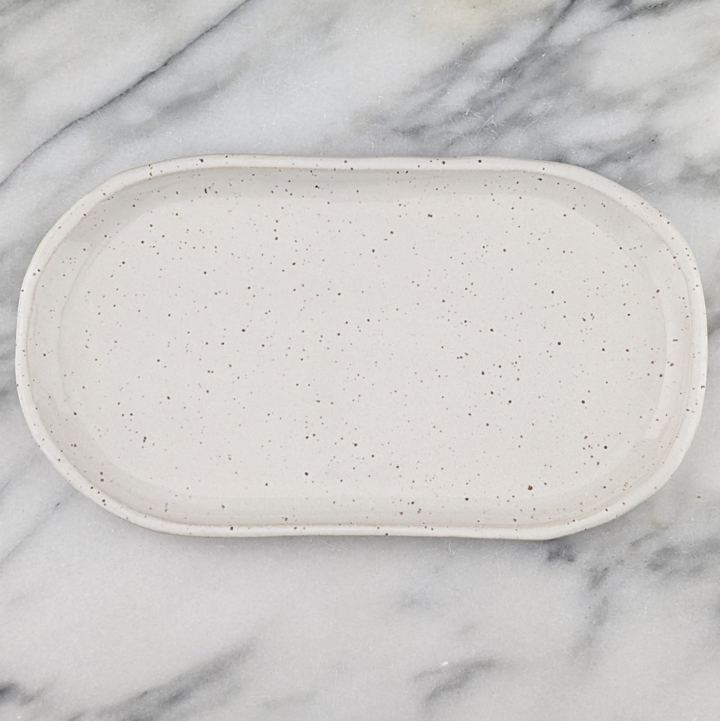 Speckled White Tray