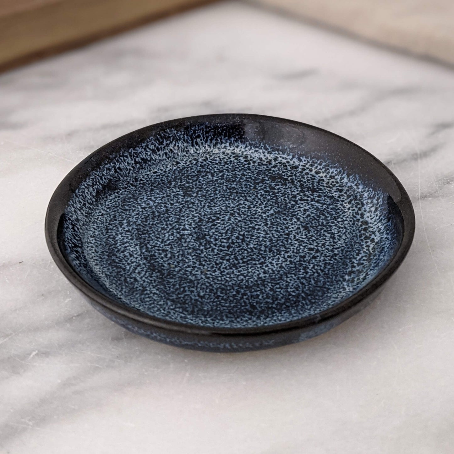 Blue and Black Ring Dish