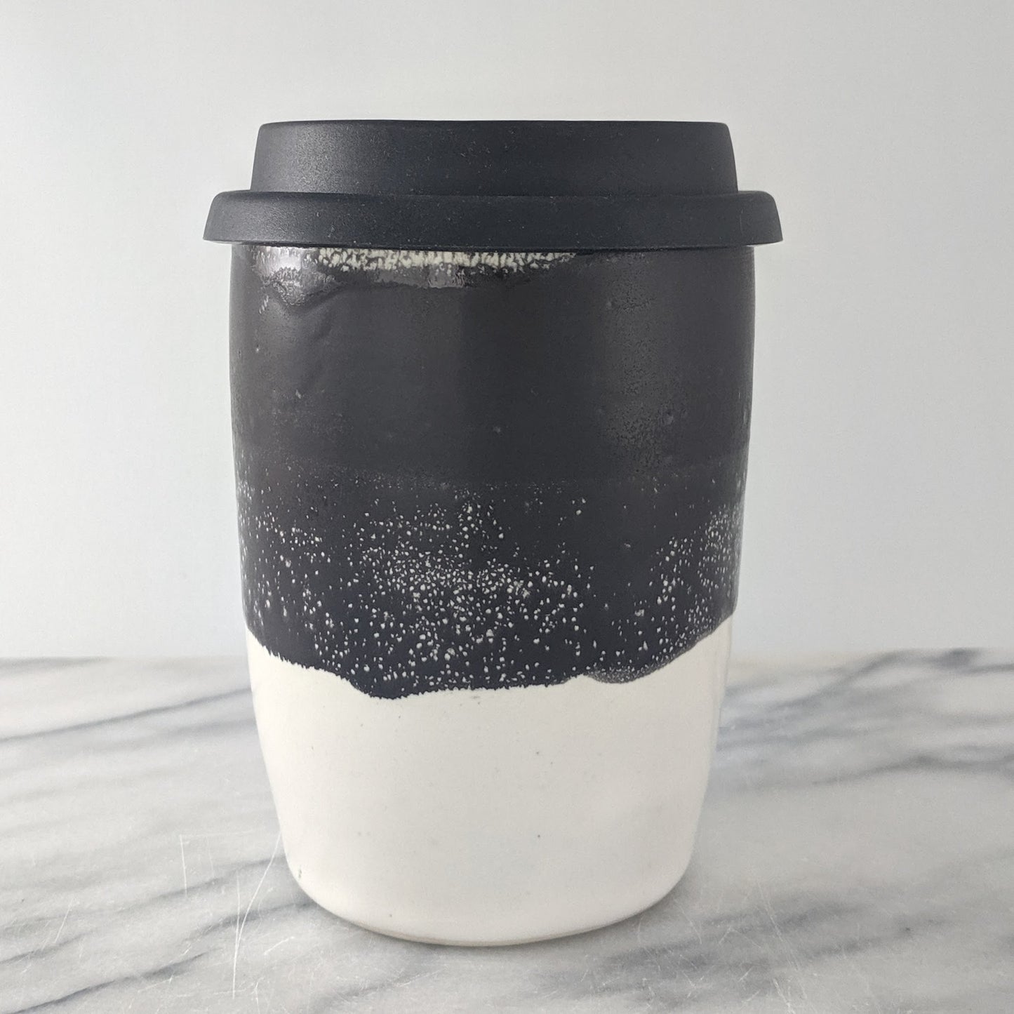 Black & White Travel Mug