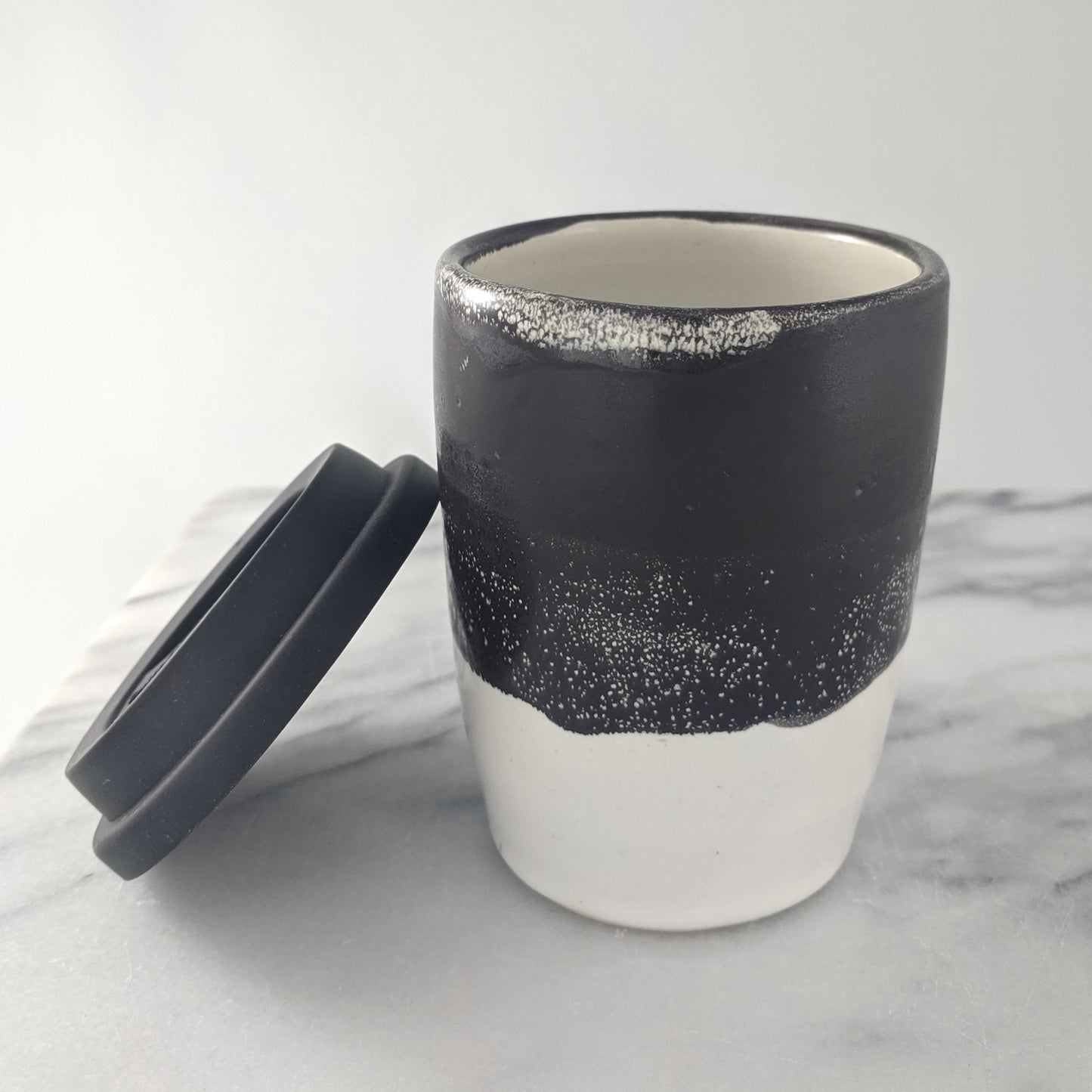 Black & White Travel Mug