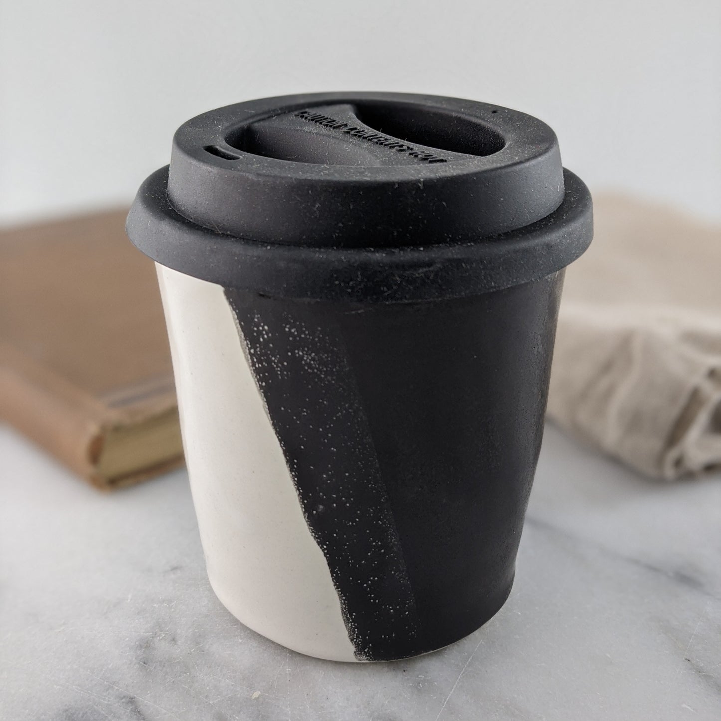 Black & White Travel Mug